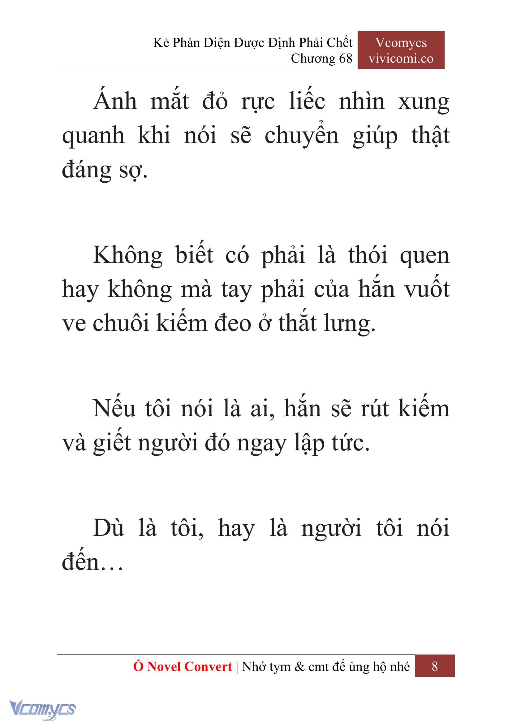 [Novel] Kẻ Phản Diện Được Định Phải Chết Chap 68 - Trang 2