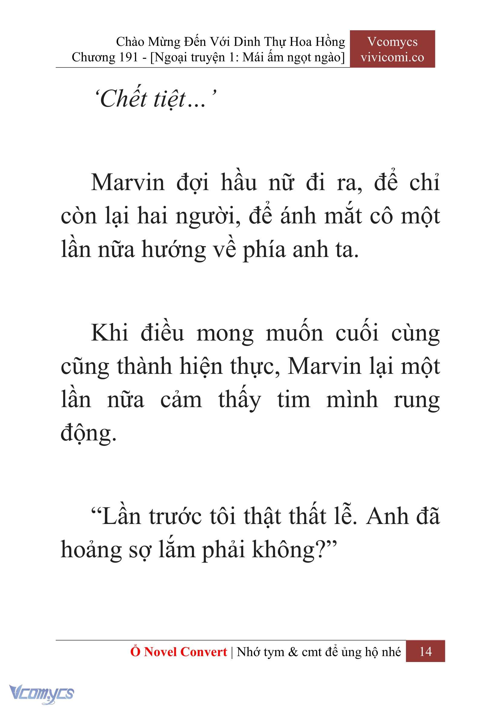 [Novel] Chào Mừng Đến Với Dinh Thự Hoa Hồng Chap 191 - Trang 2