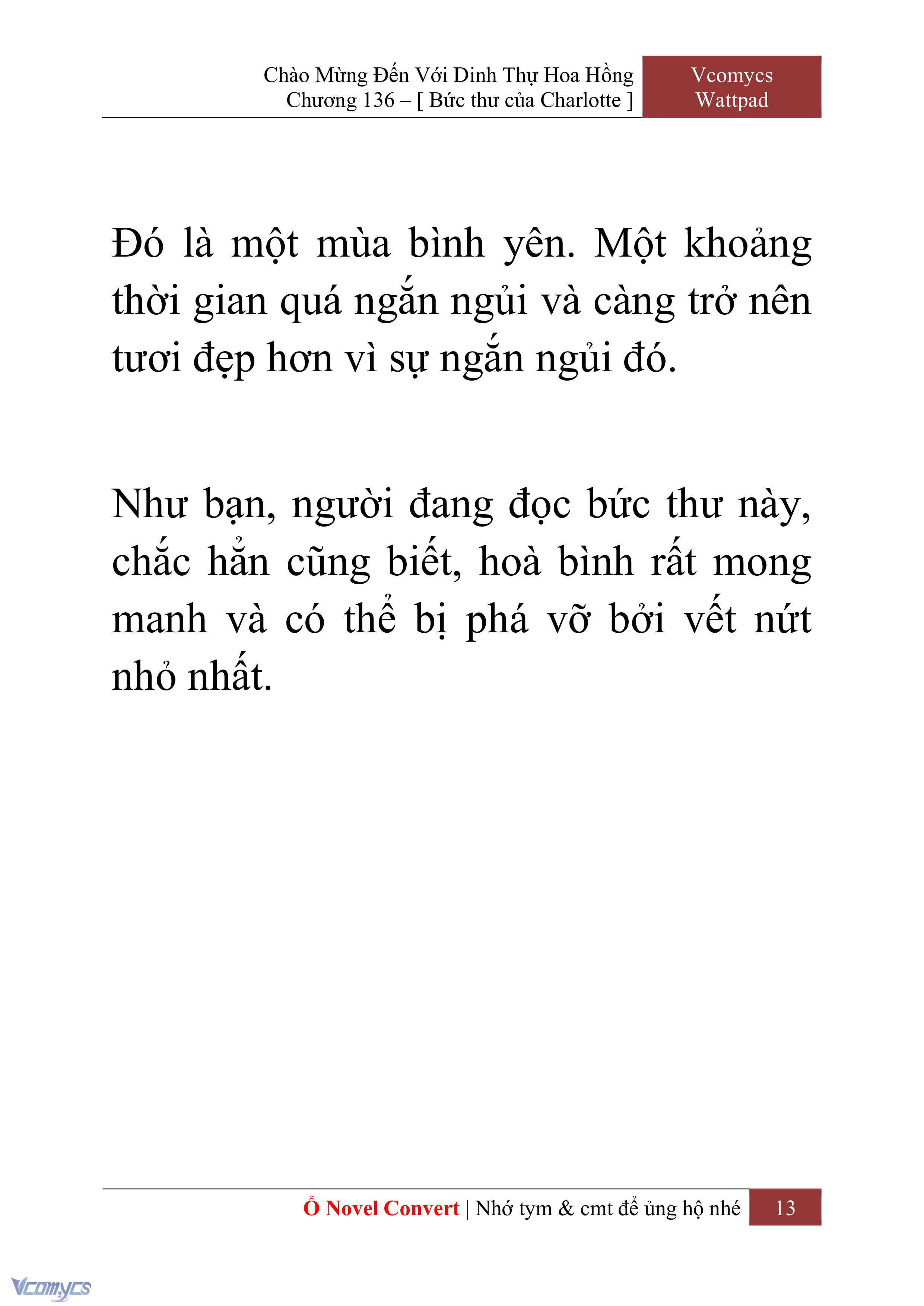 [Novel] Chào Mừng Đến Với Dinh Thự Hoa Hồng Chap 136 - Trang 2