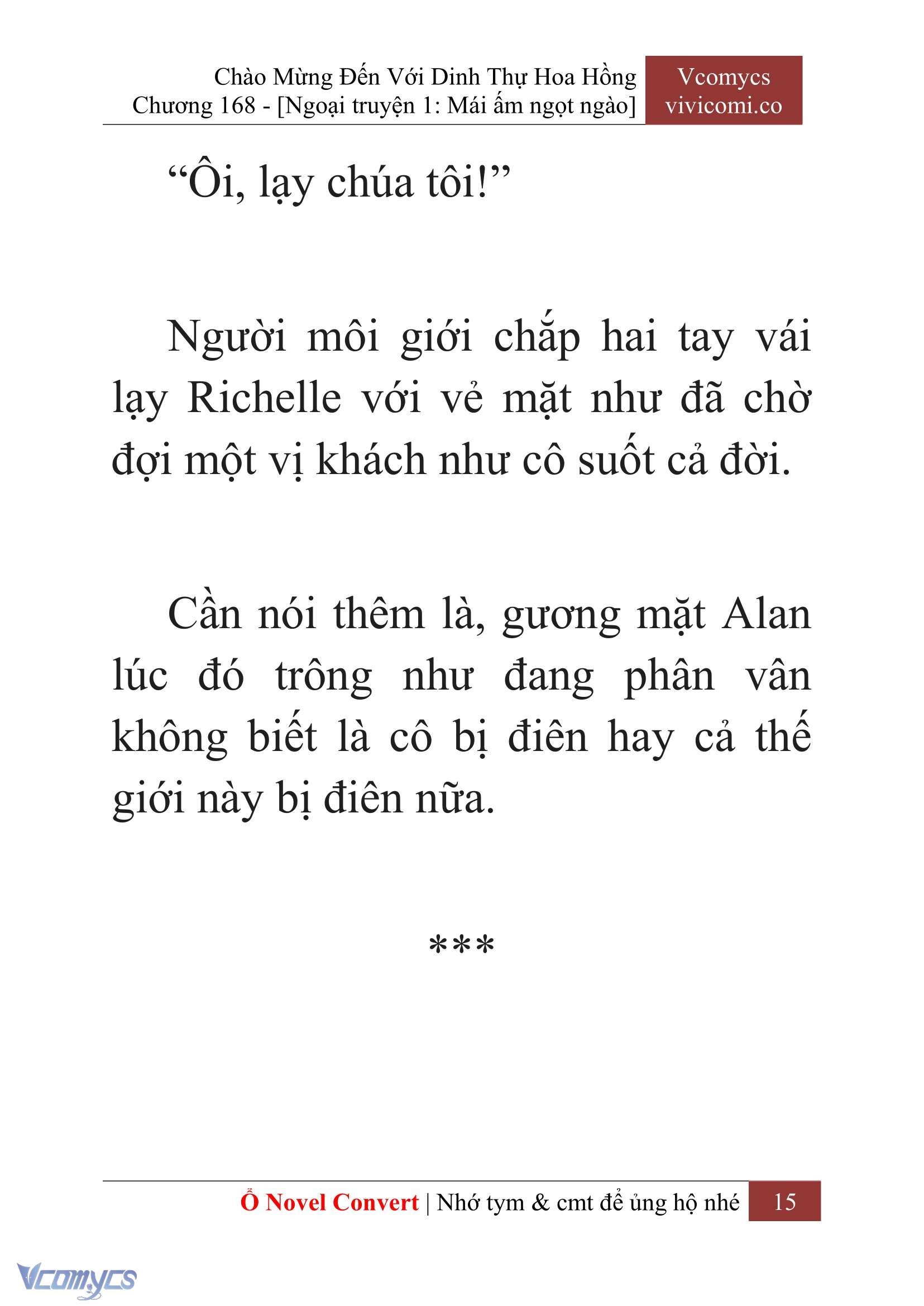 [Novel] Chào Mừng Đến Với Dinh Thự Hoa Hồng Chap 168 - Trang 2