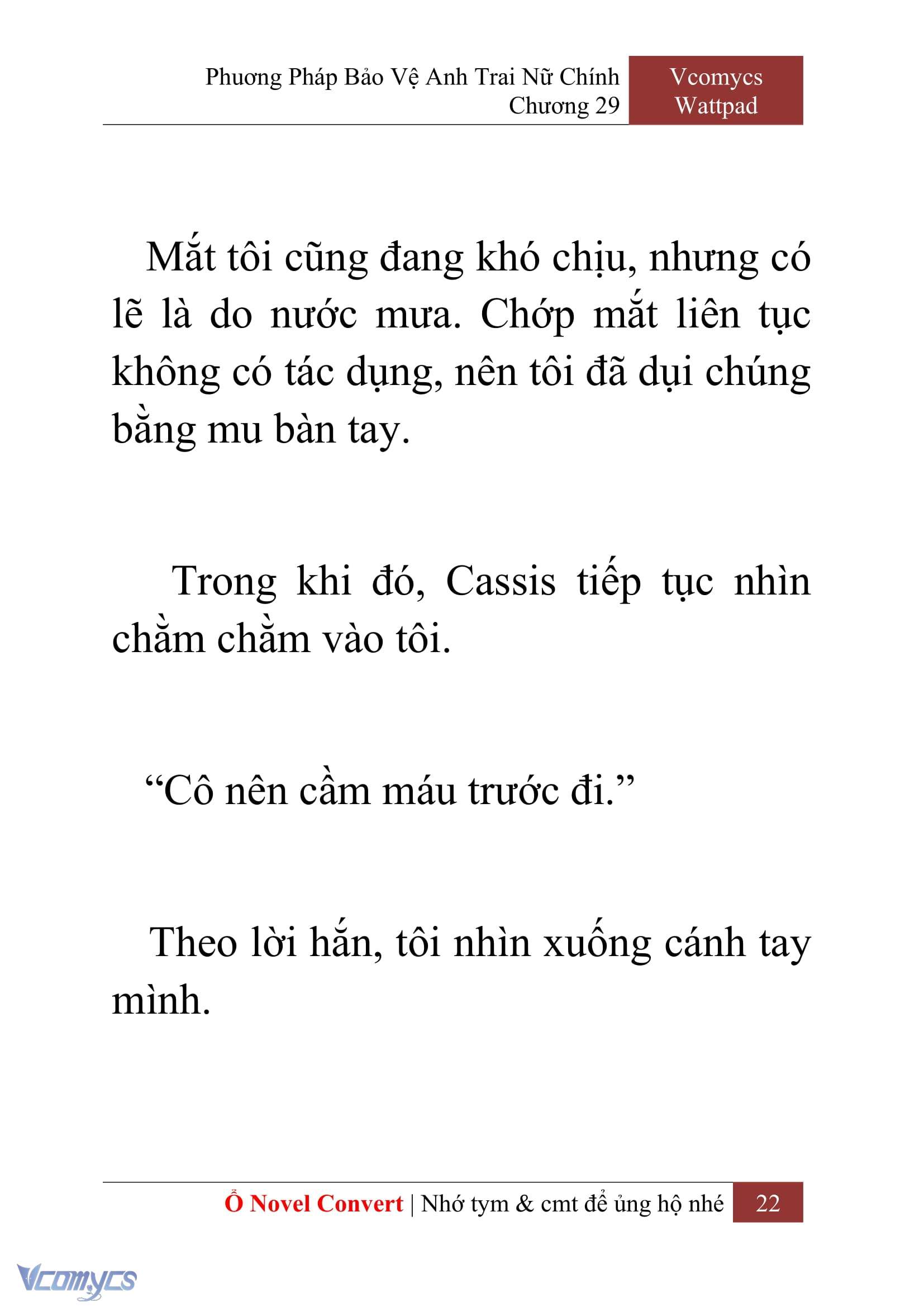 [Novel] Phương Pháp Bảo Vệ Anh Trai Nữ Chính Chap 29 - Trang 2