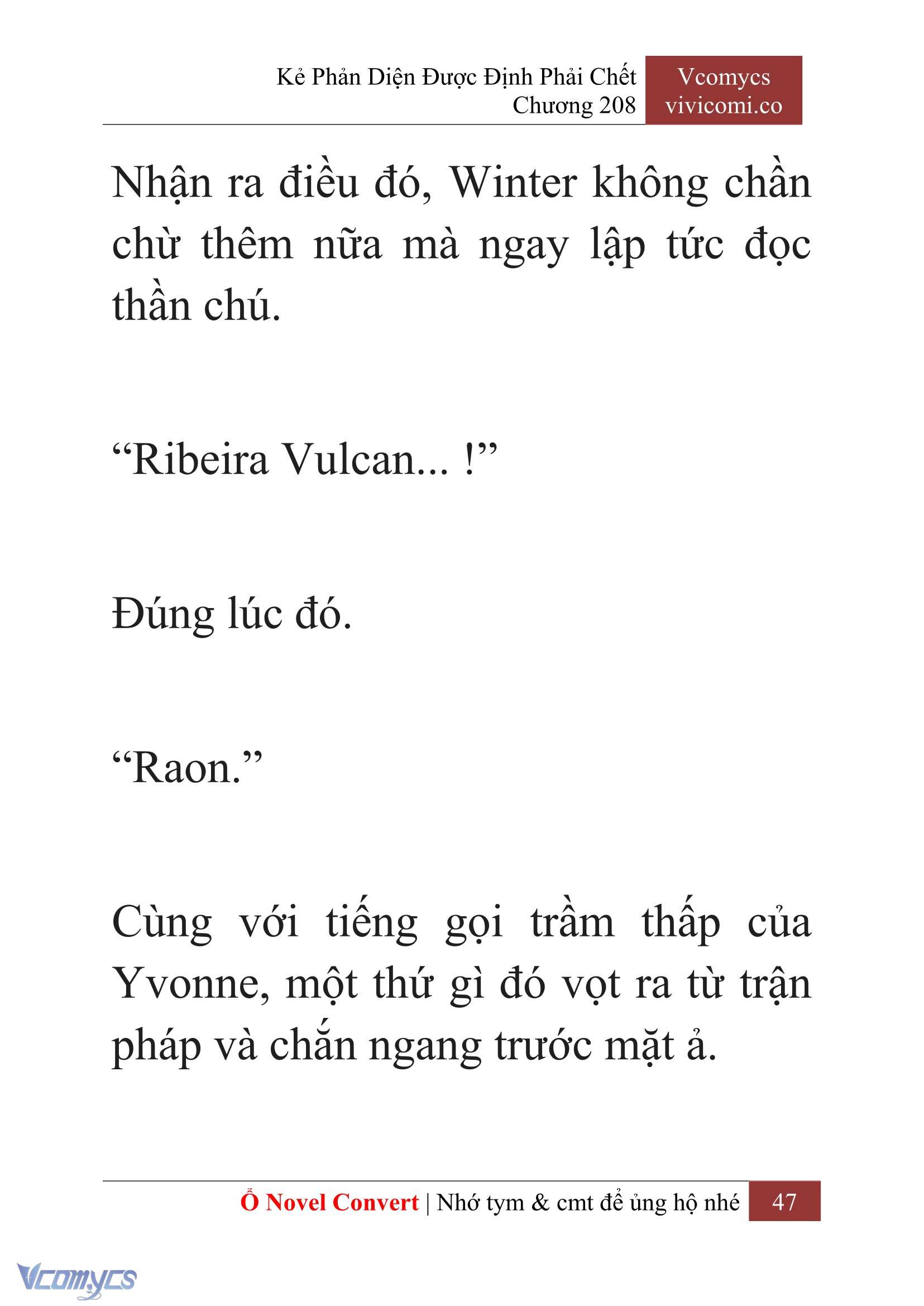 [Novel] Kẻ Phản Diện Được Định Phải Chết Chap 208 - Trang 2