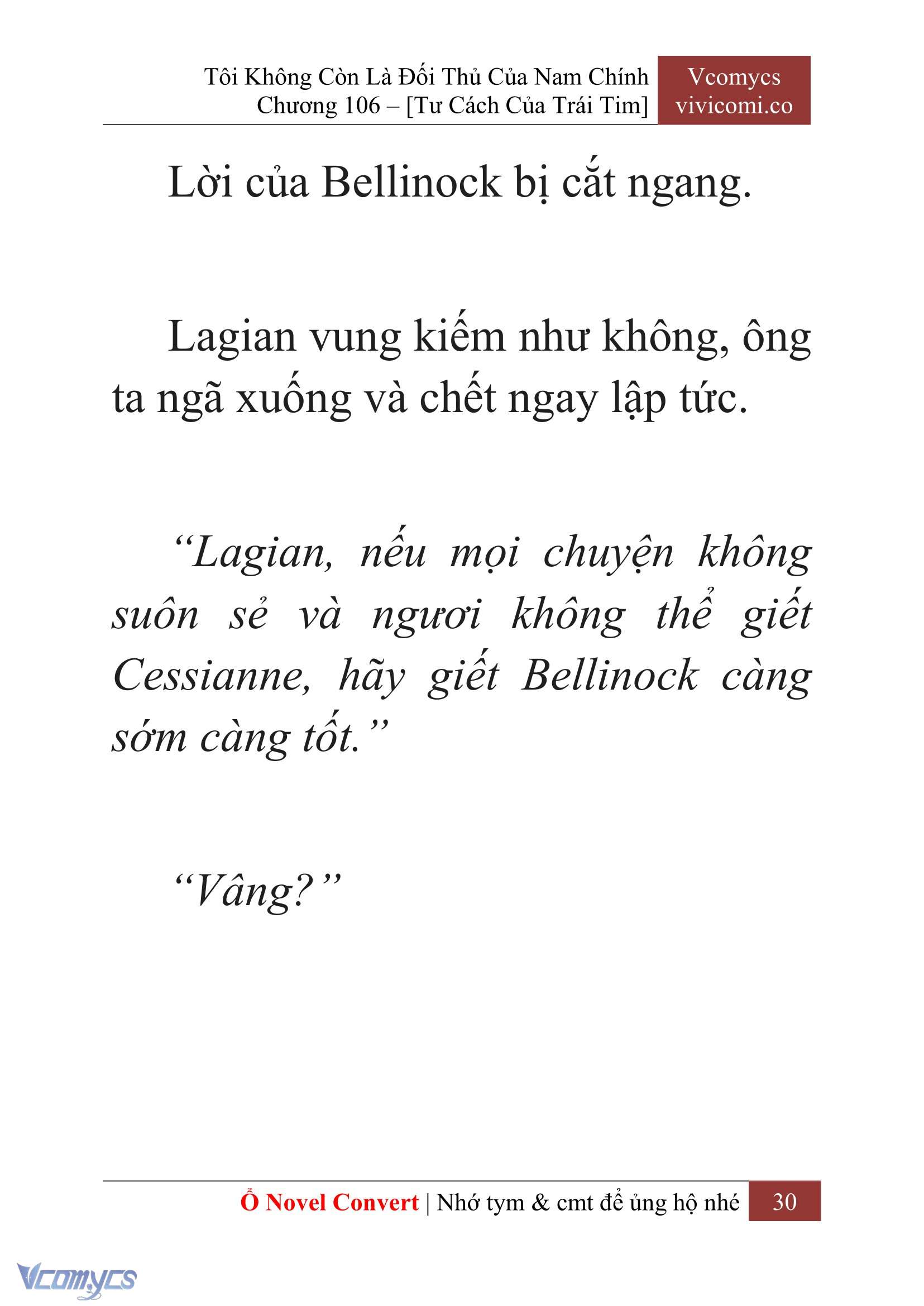 [Novel] Tôi Không Còn Là Đối Thủ Của Nam Chính Chap 106 - Trang 2