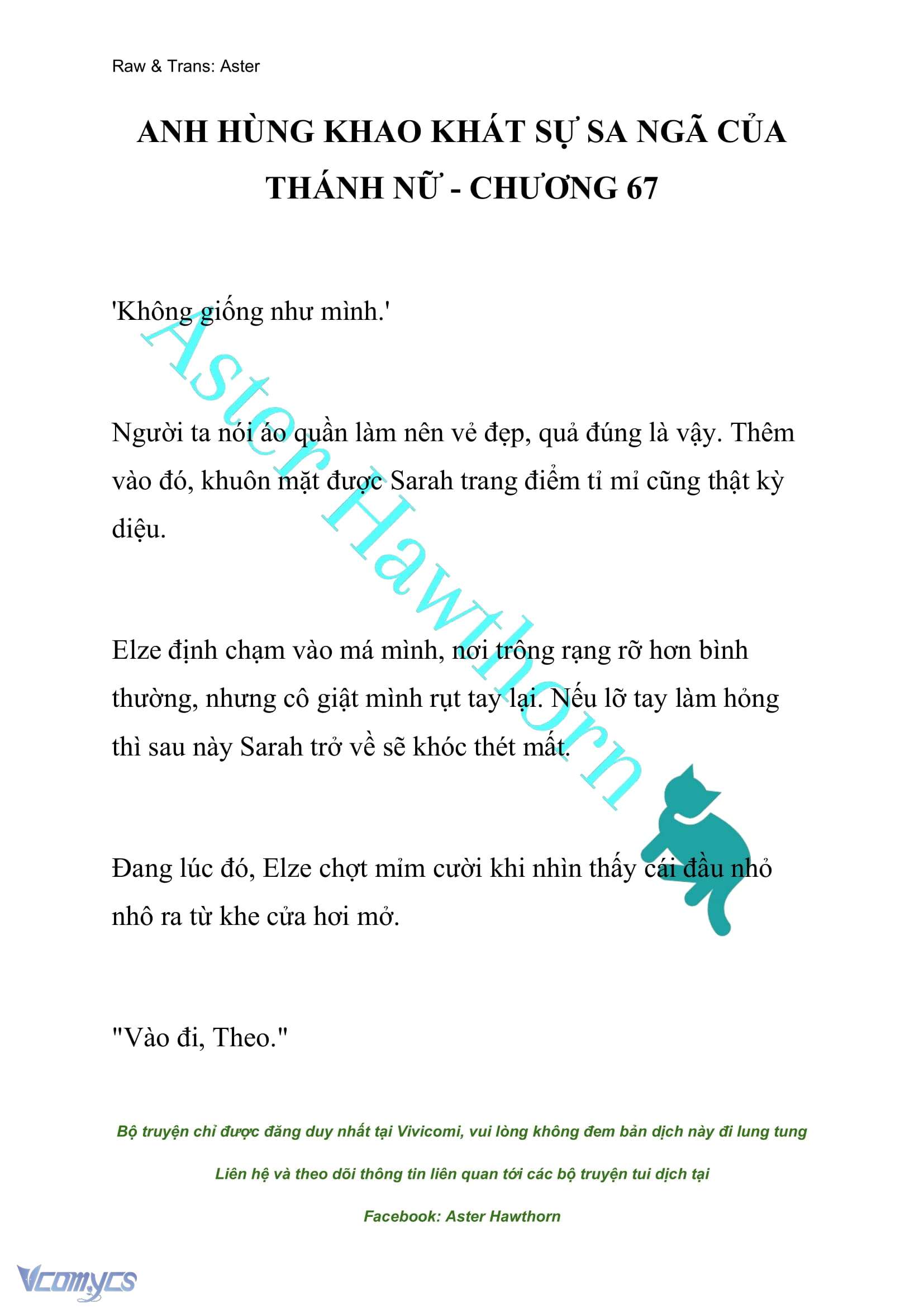 [NOVEL] Anh Hùng Khao Khát Sự Sa Ngã Của Thánh Nữ Chap 67 - Trang 2