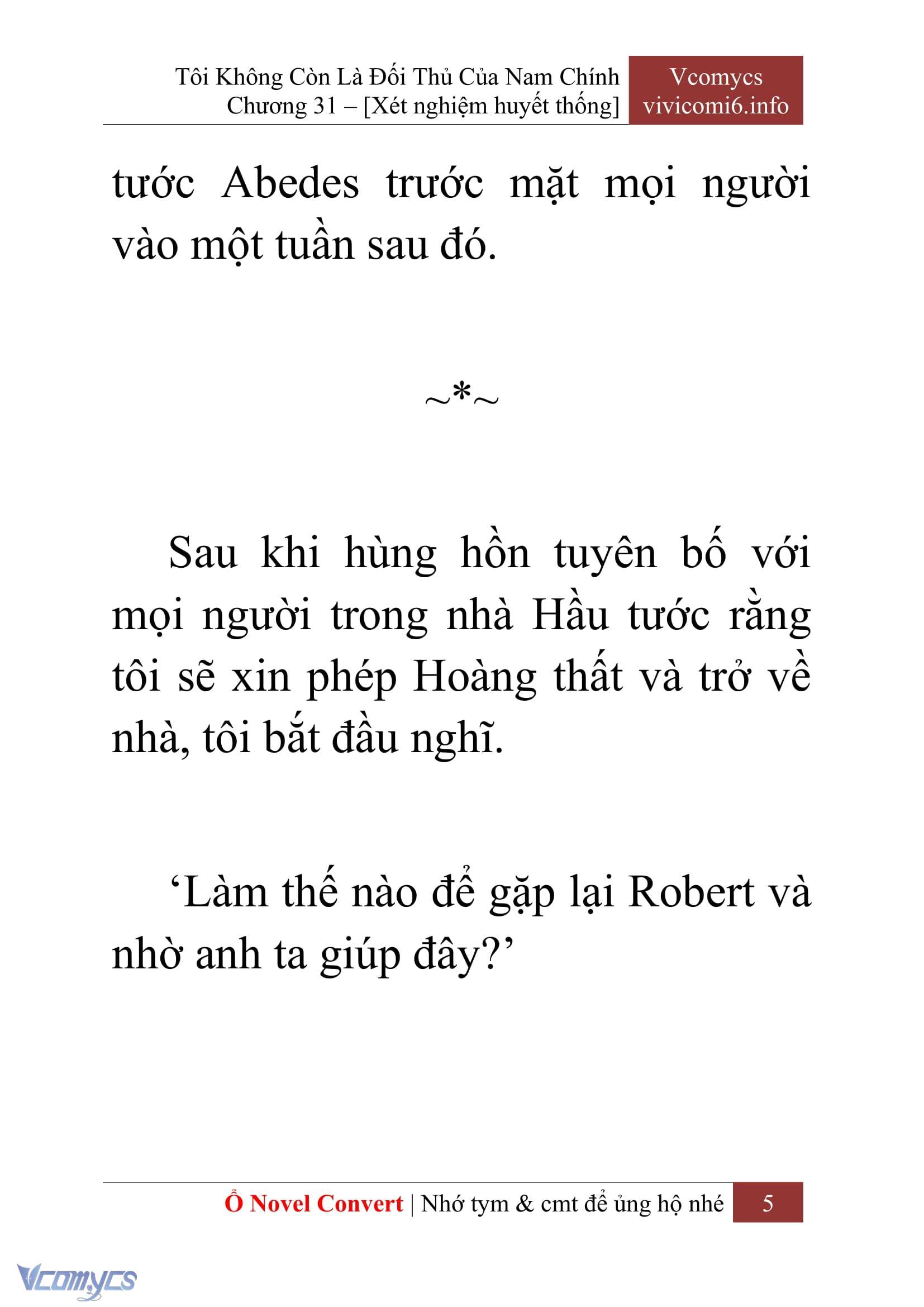 [Novel] Tôi Không Còn Là Đối Thủ Của Nam Chính Chap 31 - Trang 2