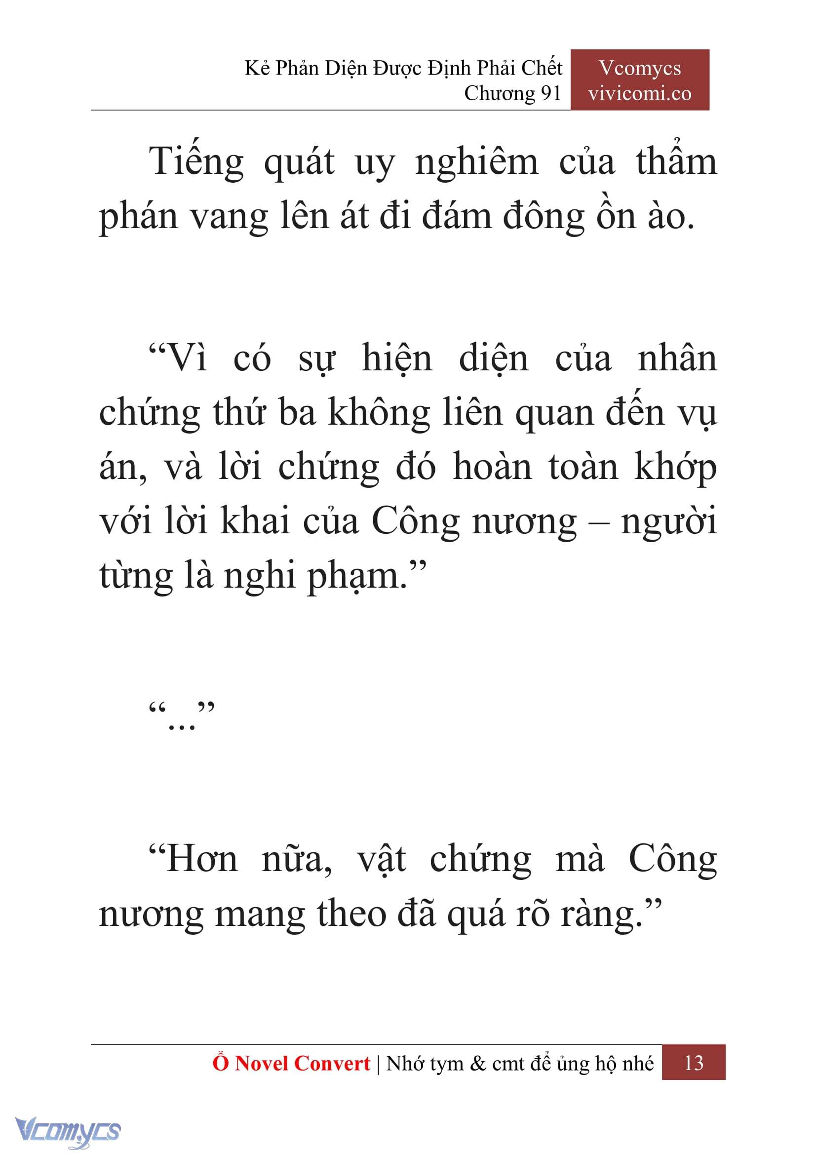 [Novel] Kẻ Phản Diện Được Định Phải Chết Chap 91 - Trang 2