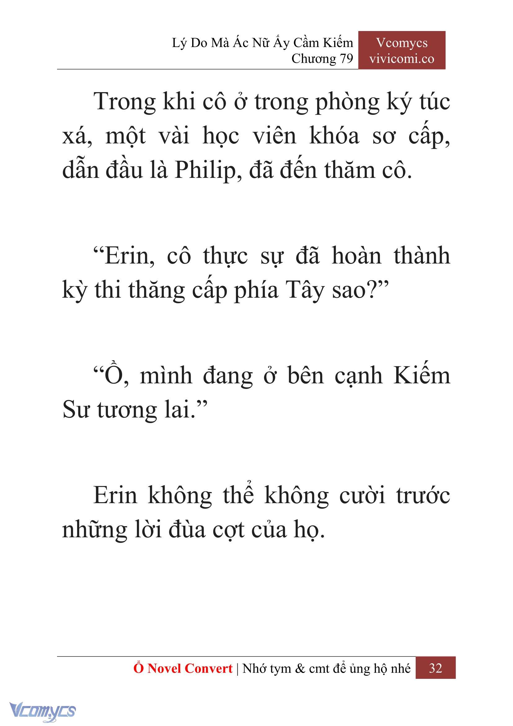 [Novel] Lý Do Mà Ác Nữ Ấy Cầm Kiếm Chap 79 - Trang 2