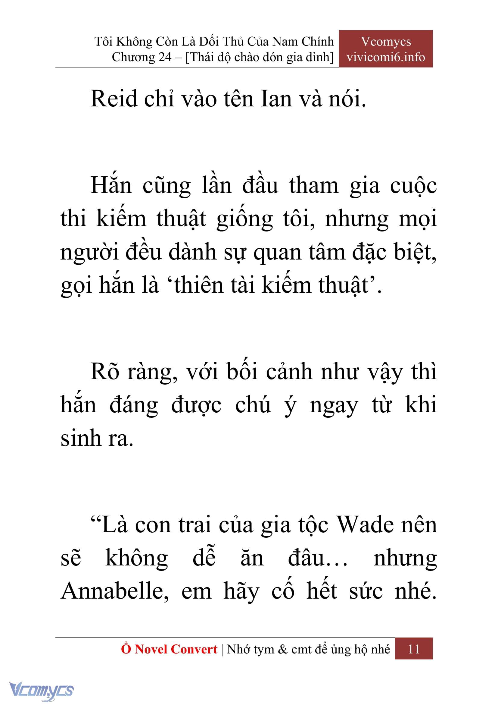 [Novel] Tôi Không Còn Là Đối Thủ Của Nam Chính Chap 24 - Trang 2