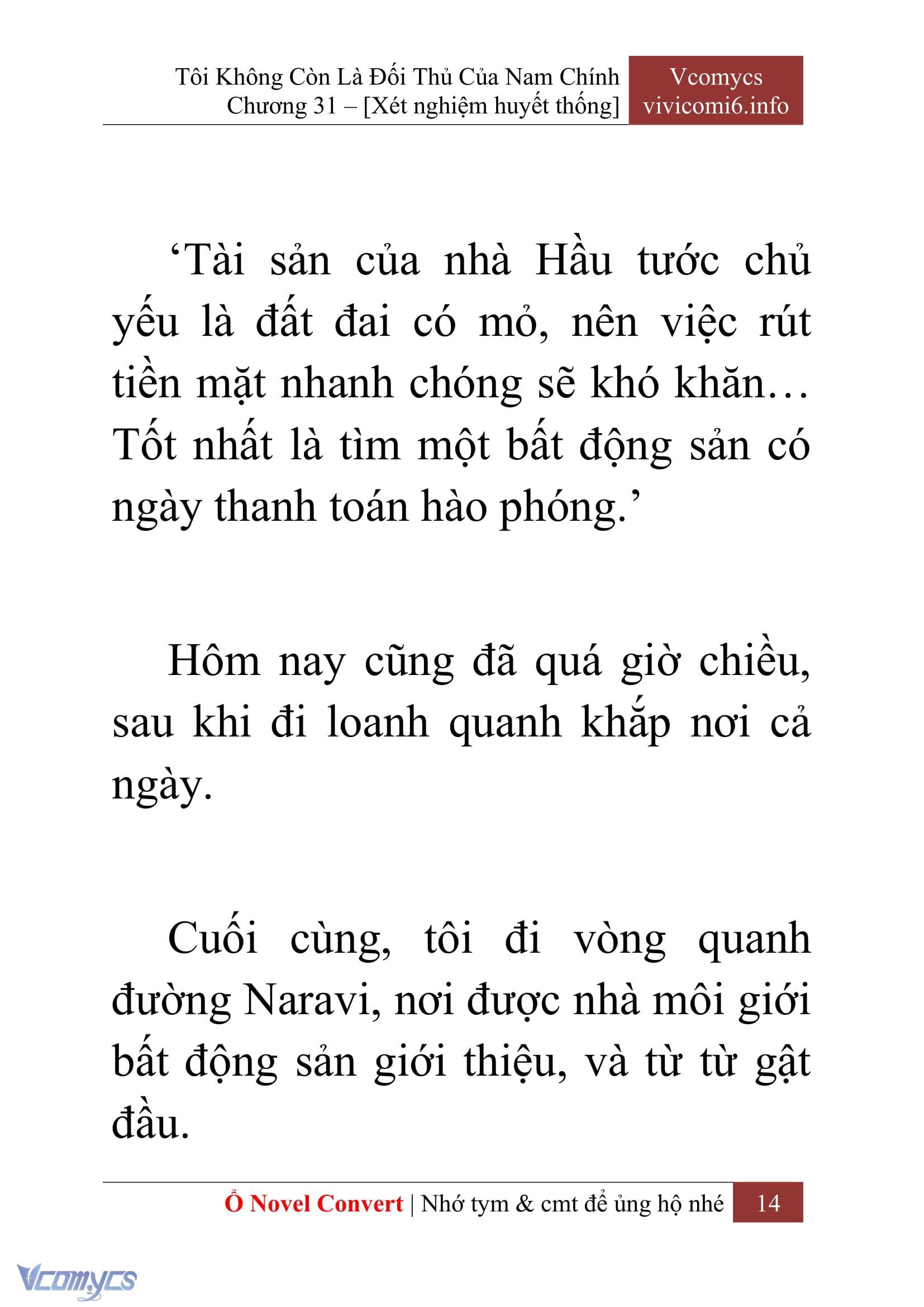 [Novel] Tôi Không Còn Là Đối Thủ Của Nam Chính Chap 31 - Trang 2