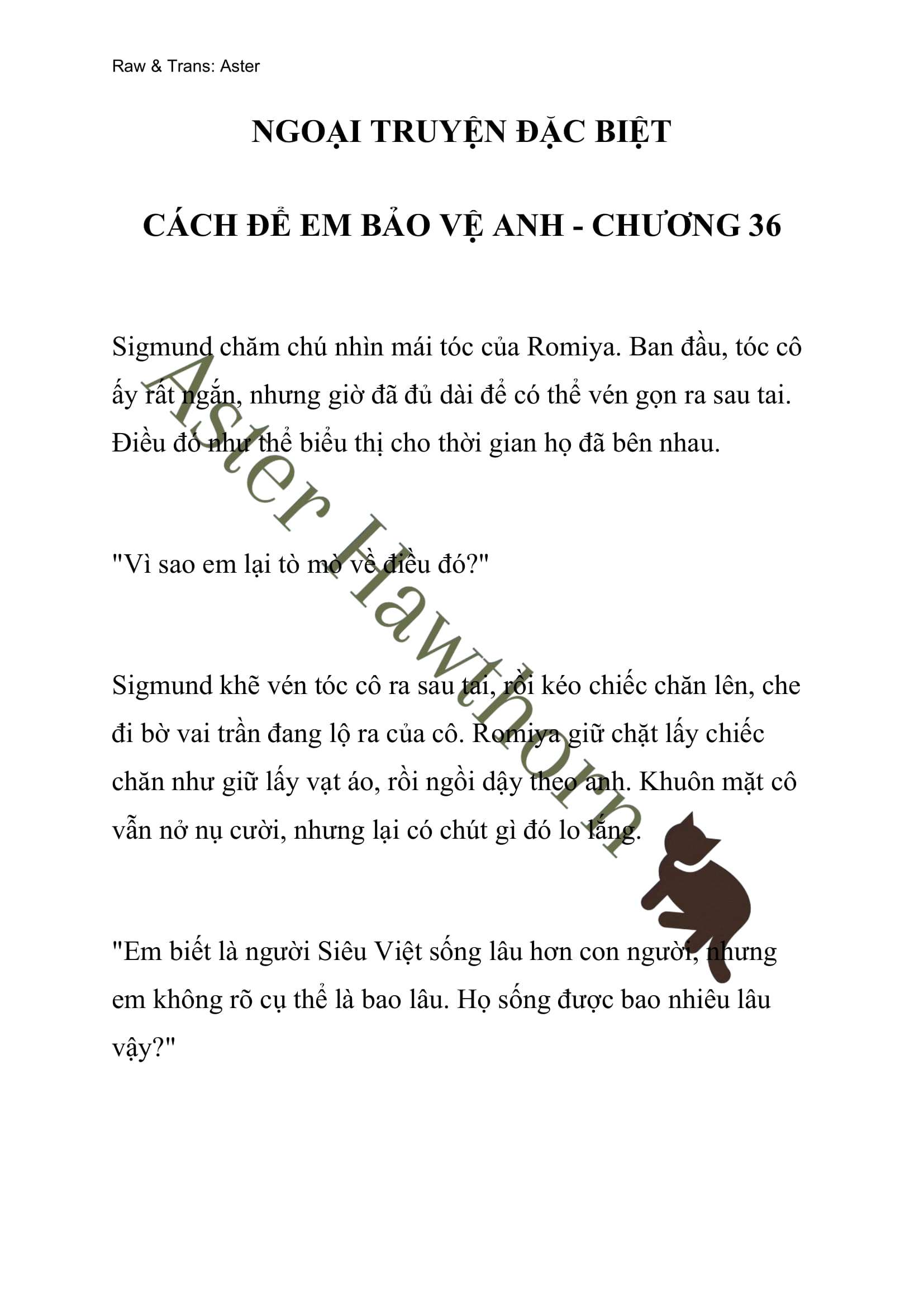 [NOVEL] Ngoại Truyện Cách Để Em Bảo Vệ Anh Chap 90 - Trang 2