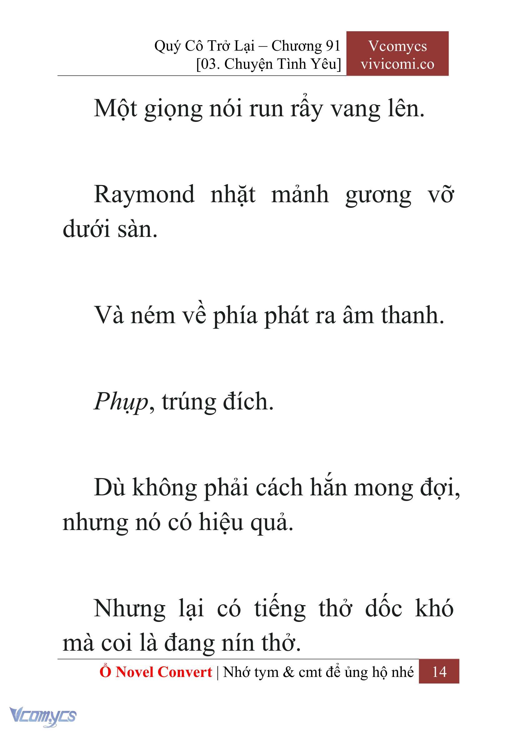[Novel] Quý Cô Trở Lại Chap 91 - Trang 2