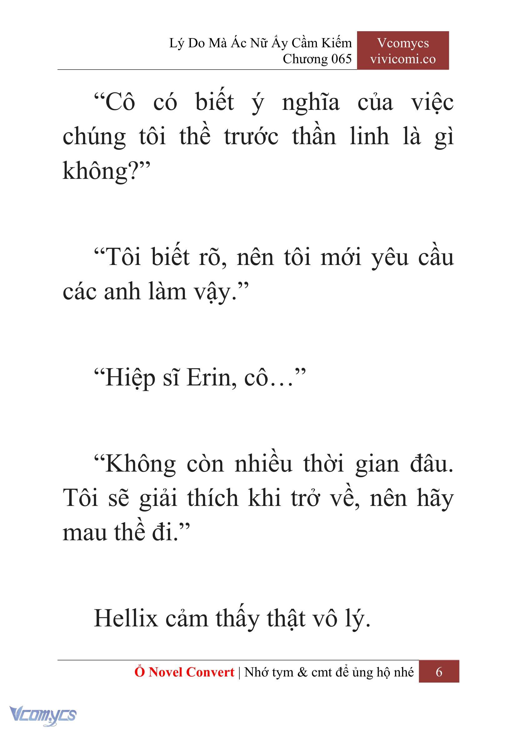 [Novel] Lý Do Mà Ác Nữ Ấy Cầm Kiếm Chap 65 - Trang 2