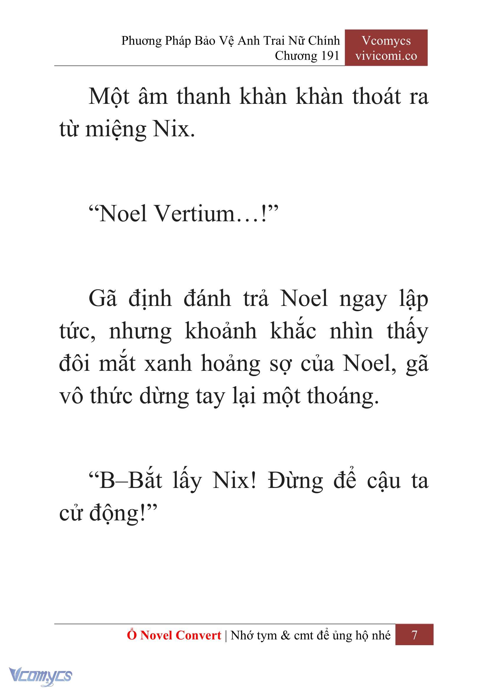 [Novel] Phương Pháp Bảo Vệ Anh Trai Nữ Chính Chap 191 - Trang 2