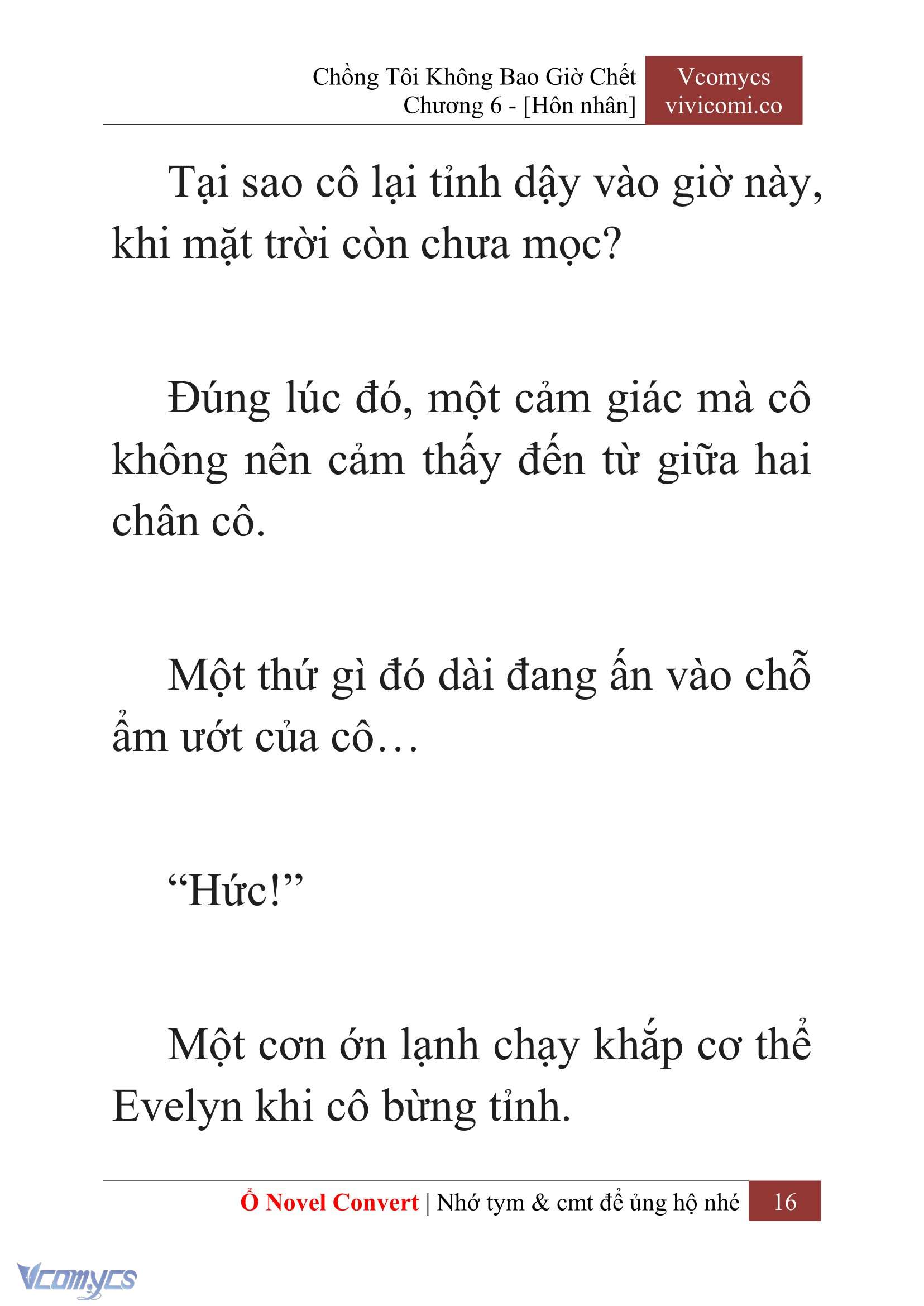 [Novel] Chồng Tôi Không Bao Giờ Chết Chap 6 - Trang 2