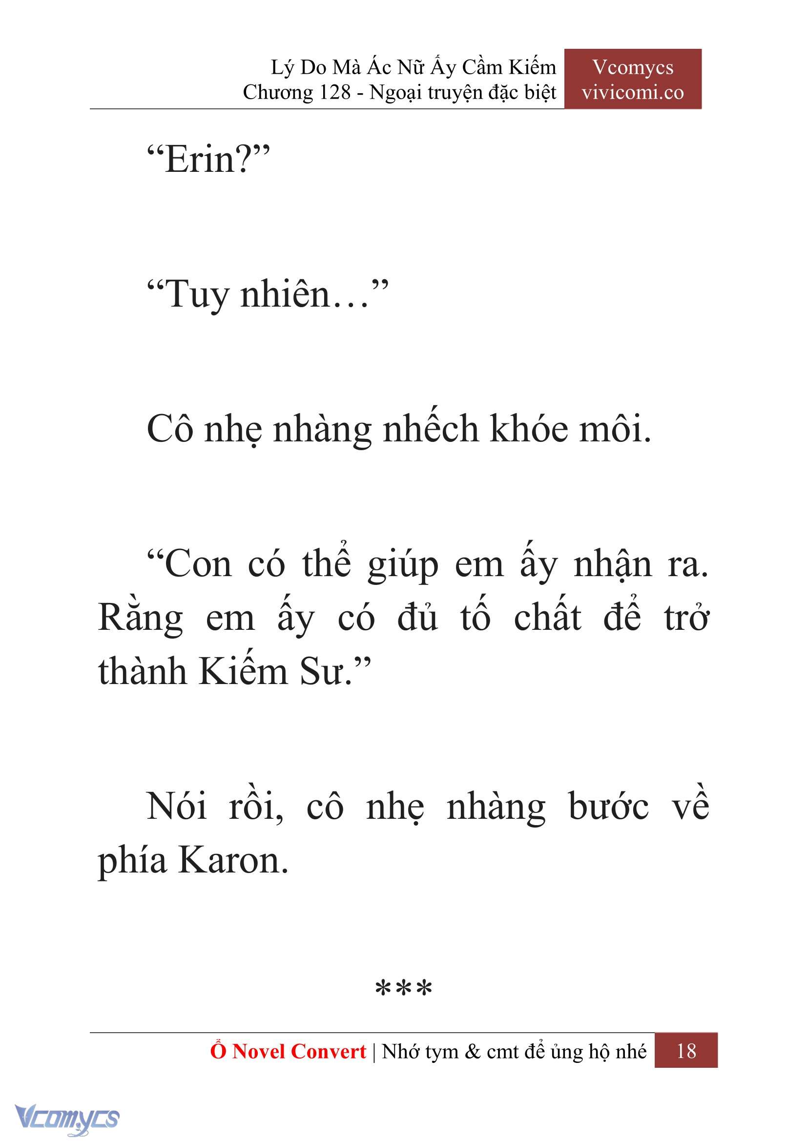 [Novel] Lý Do Mà Ác Nữ Ấy Cầm Kiếm Chap 128 - Trang 2