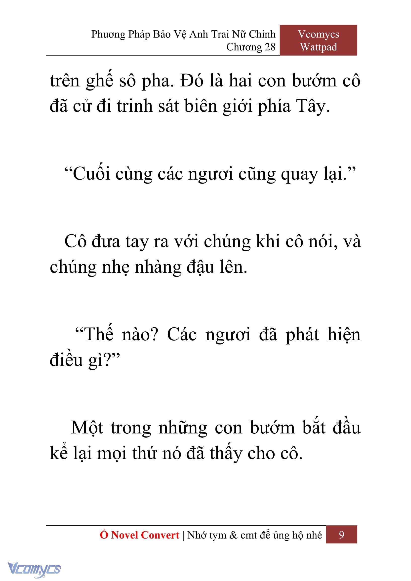[Novel] Phương Pháp Bảo Vệ Anh Trai Nữ Chính Chap 28 - Trang 2