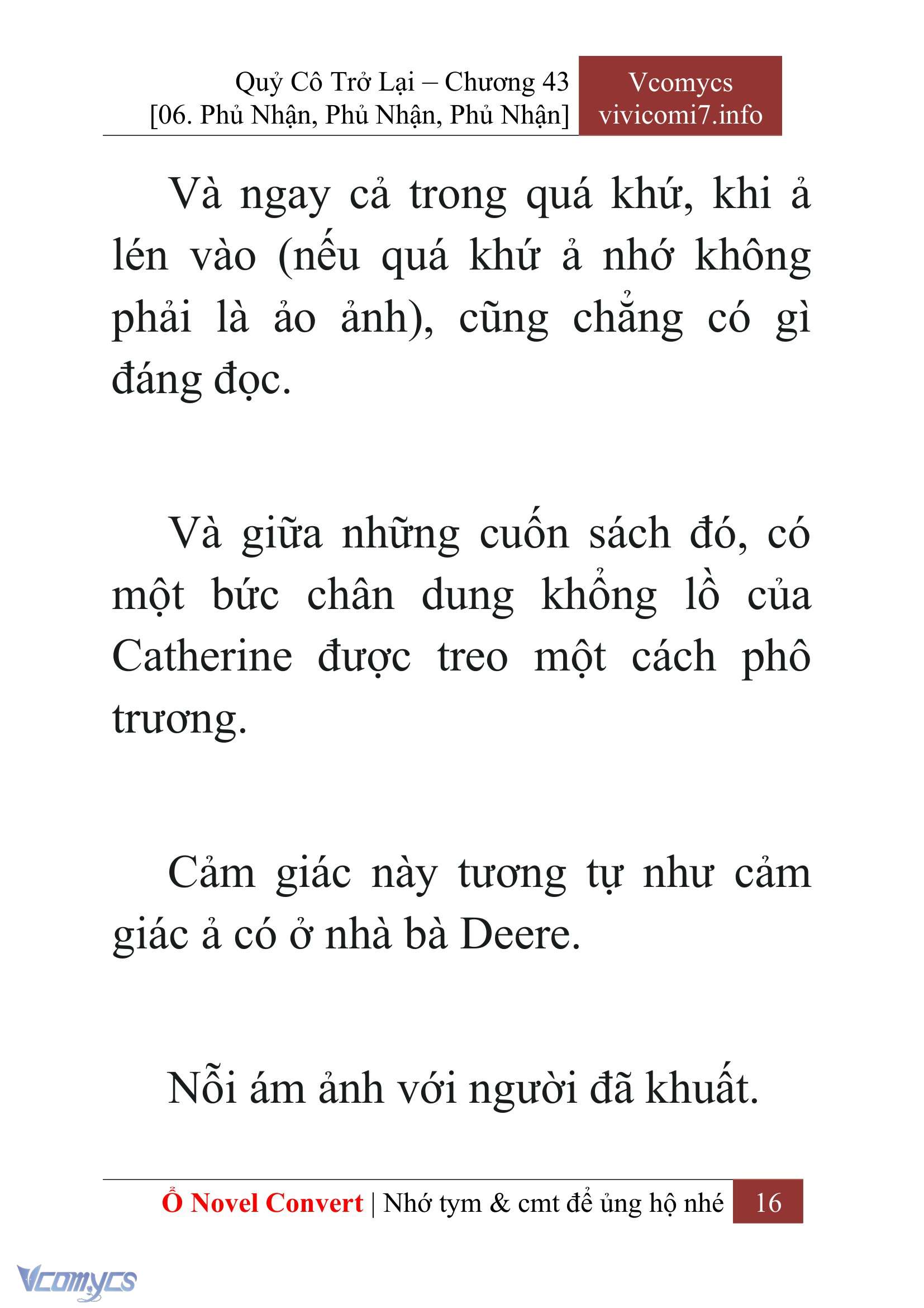 [Novel] Quý Cô Trở Lại Chap 43 - Trang 2