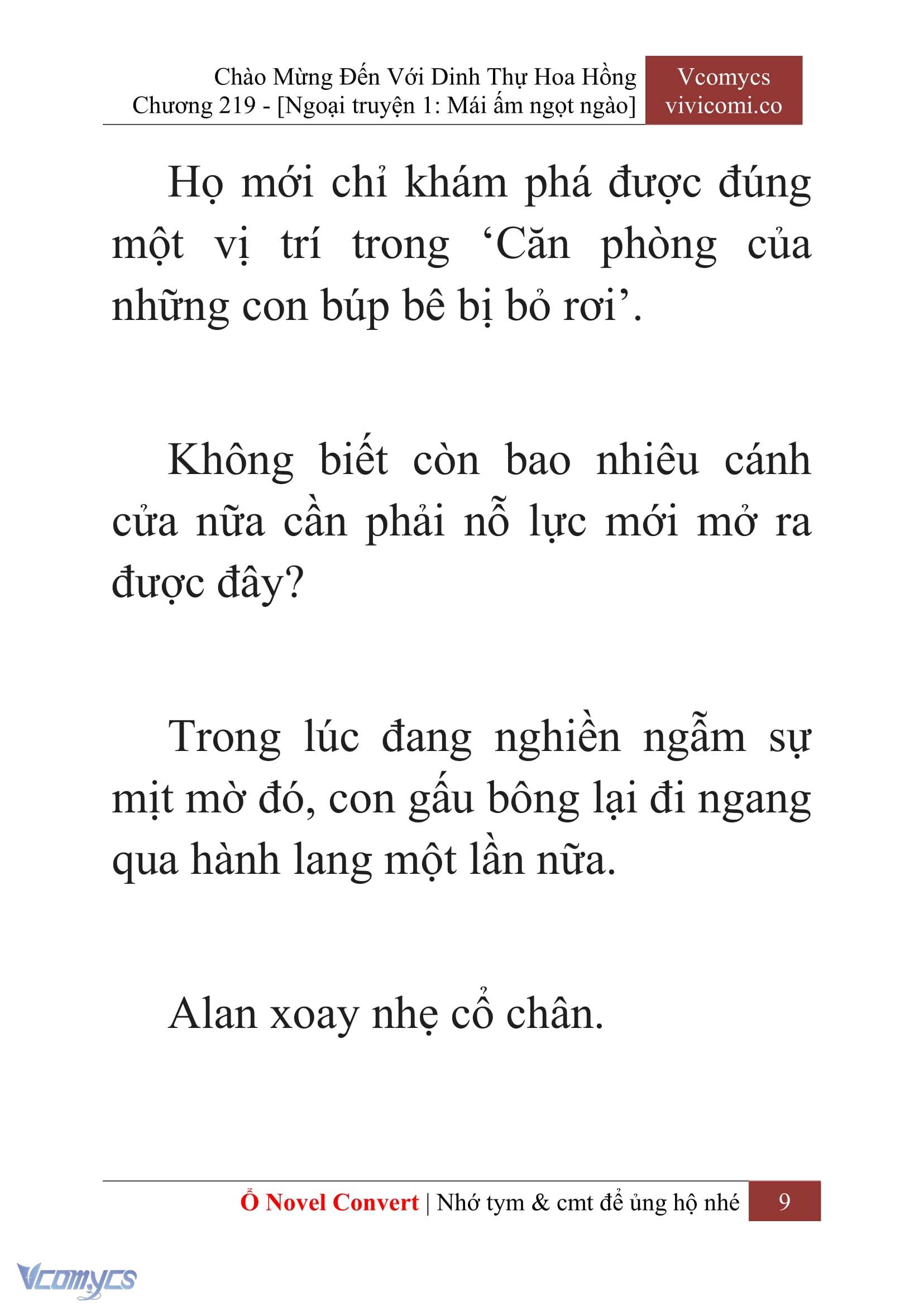 [Novel] Chào Mừng Đến Với Dinh Thự Hoa Hồng Chap 219 - Trang 2