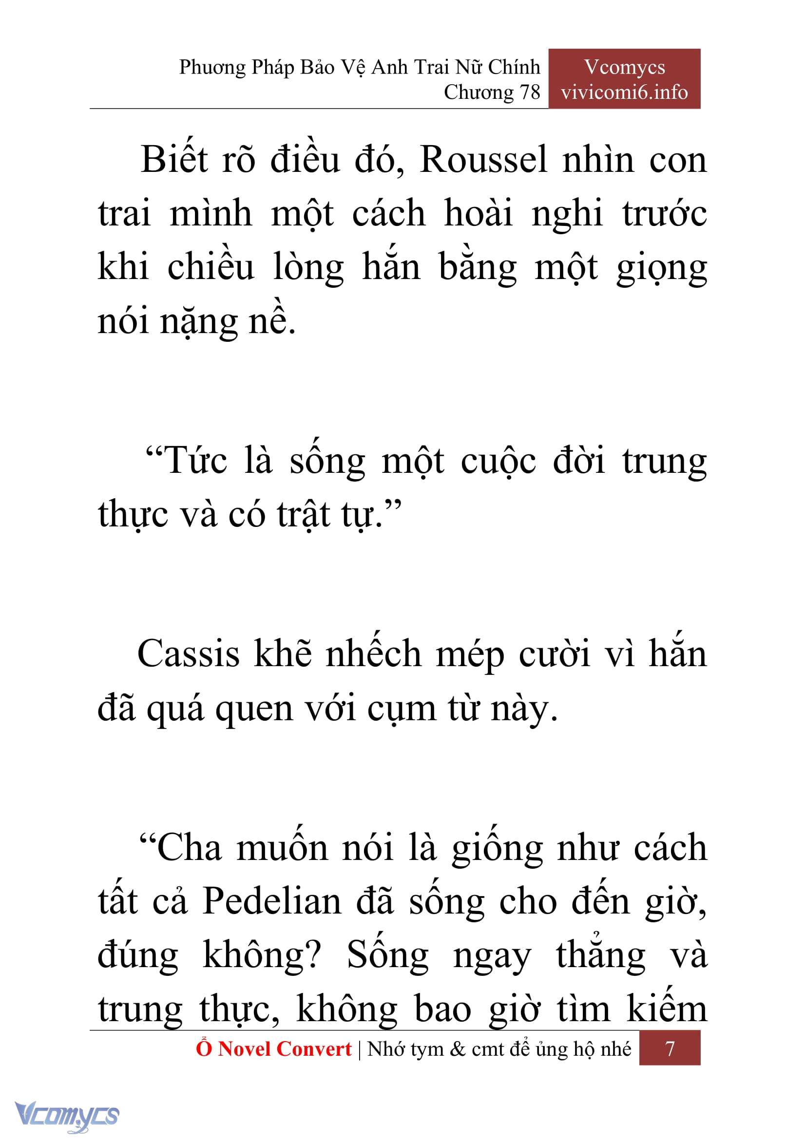 [Novel] Phương Pháp Bảo Vệ Anh Trai Nữ Chính Chap 78 - Trang 2