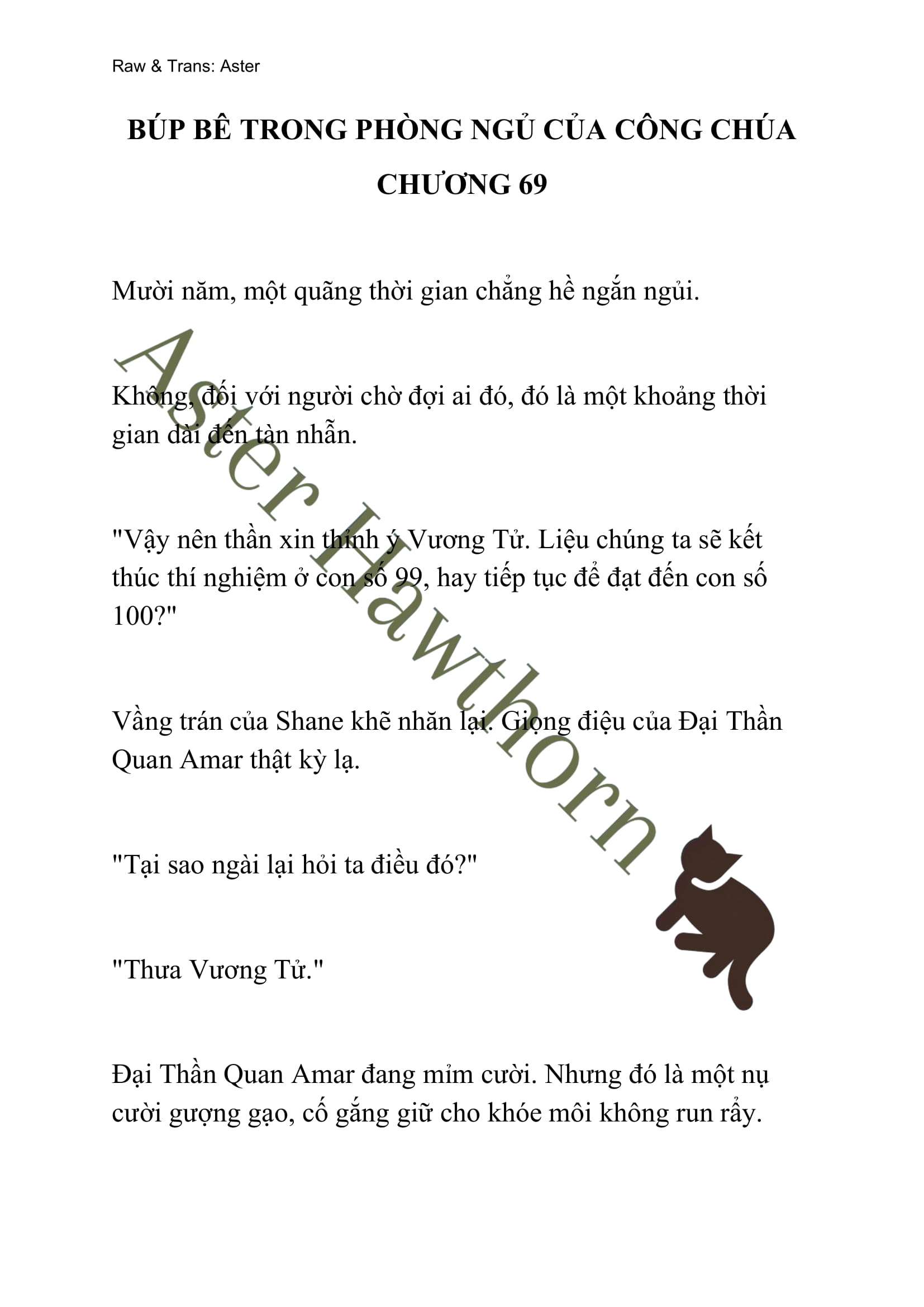 [NOVEL] Búp Bê Trong Phòng Ngủ Của Công Chúa Chap 69 - Trang 2