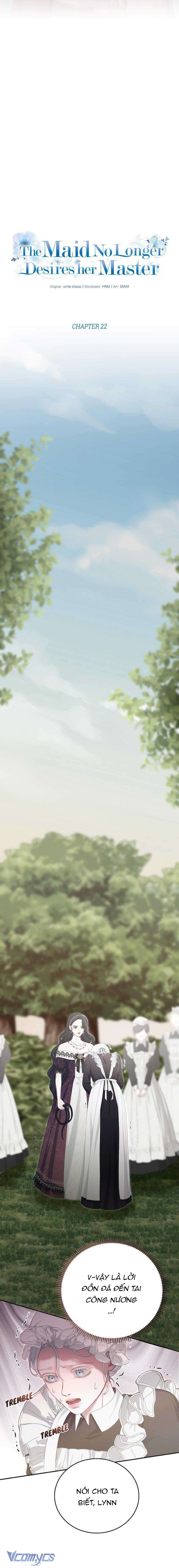 Hầu Nữ Không Còn Thèm Muốn Chủ Nhân Nữa Chapter 22 - Trang 4