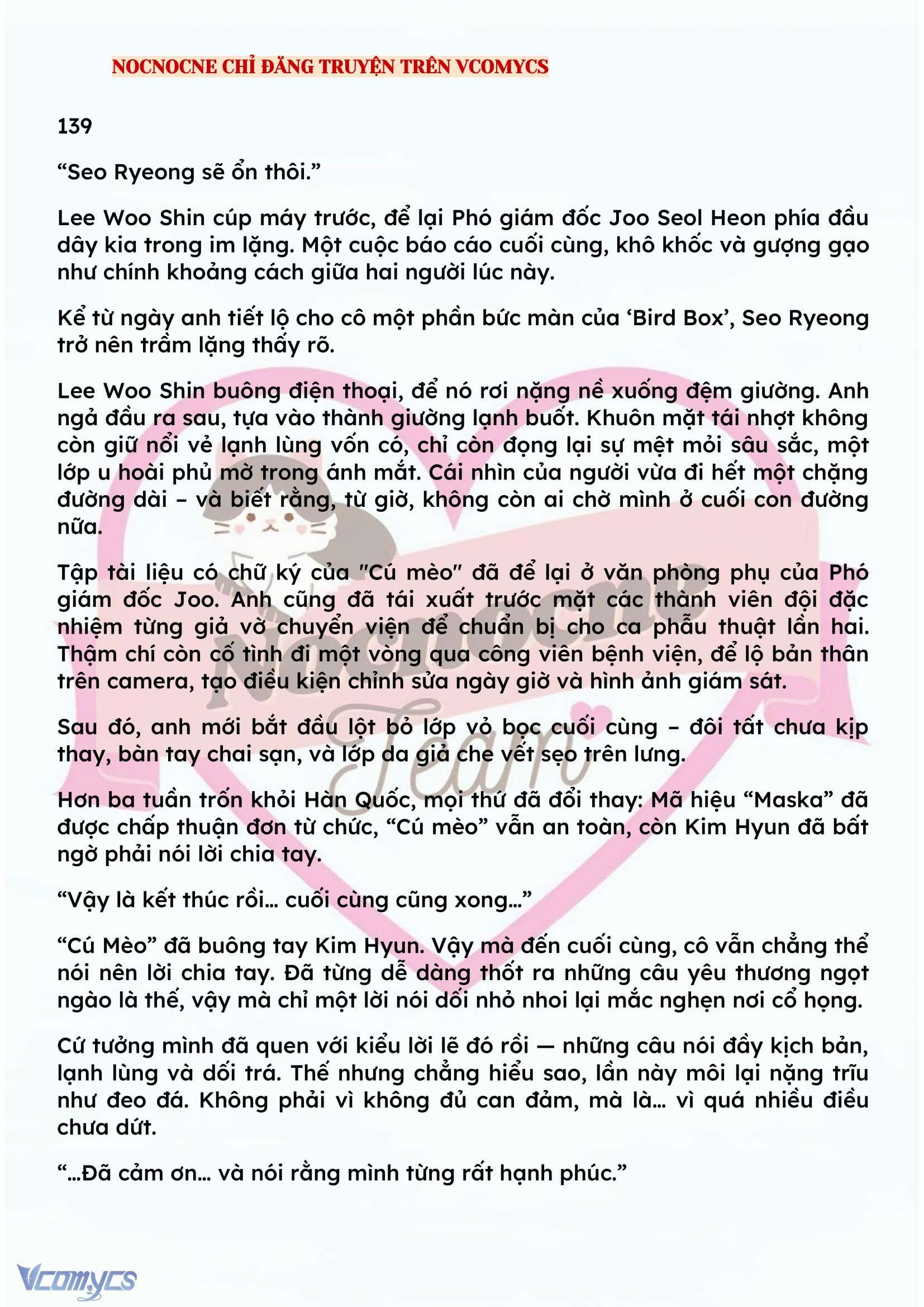 [NOVEL] KẾT HÔN VỚI KẺ TÂM THẦN Chap 139 - Trang 2