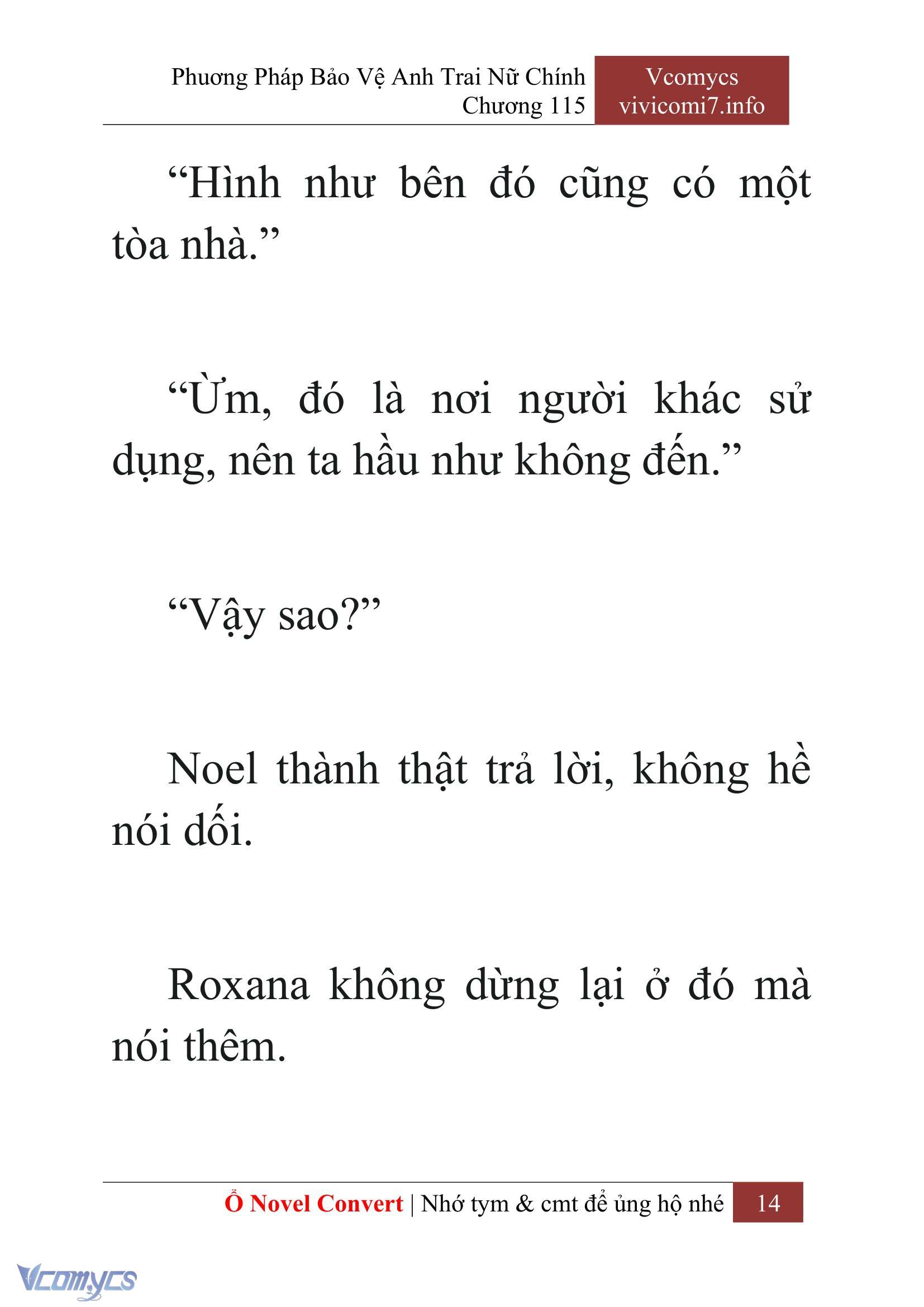 [Novel] Phương Pháp Bảo Vệ Anh Trai Nữ Chính Chap 115 - Trang 2