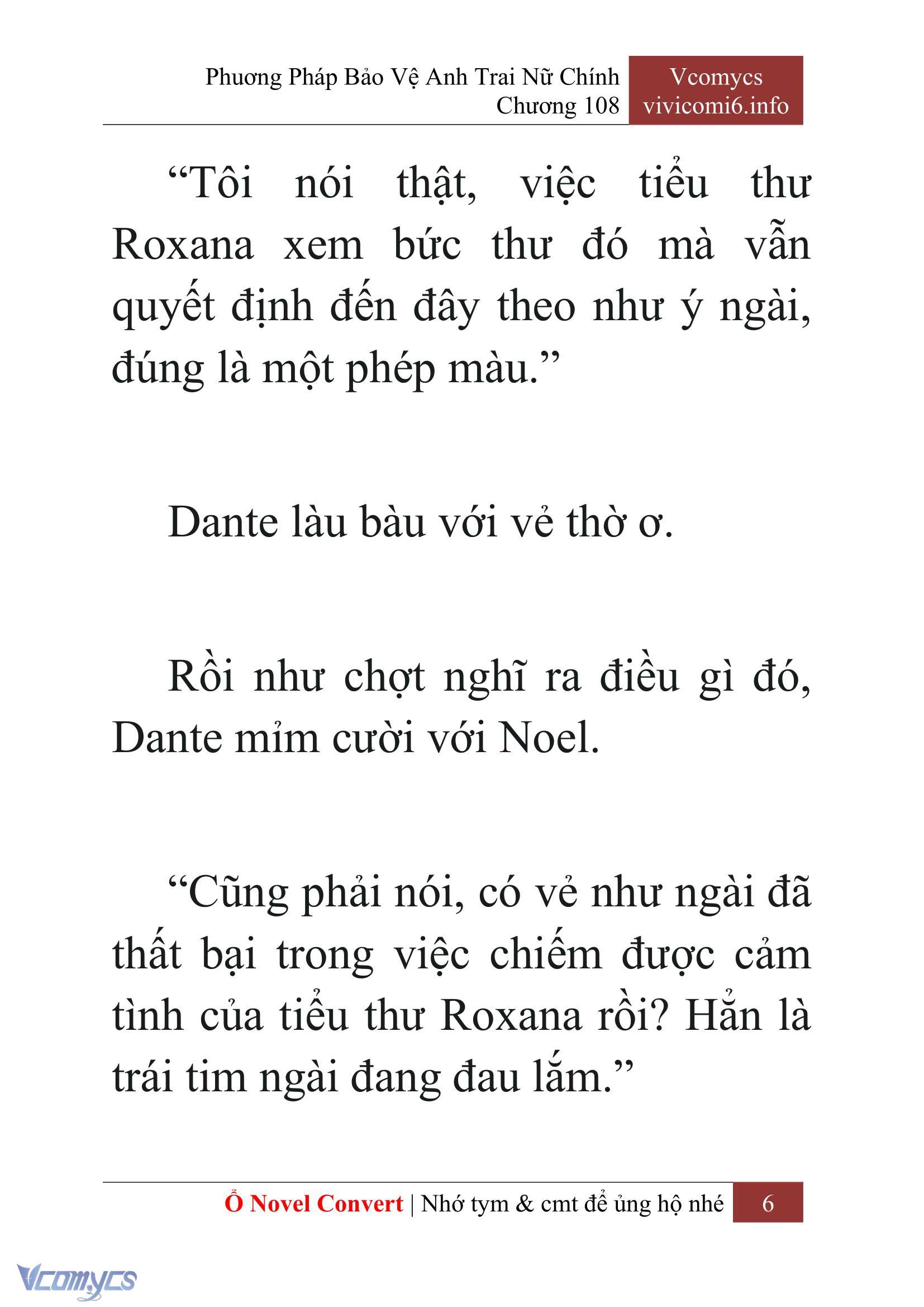 [Novel] Phương Pháp Bảo Vệ Anh Trai Nữ Chính Chap 108 - Trang 2