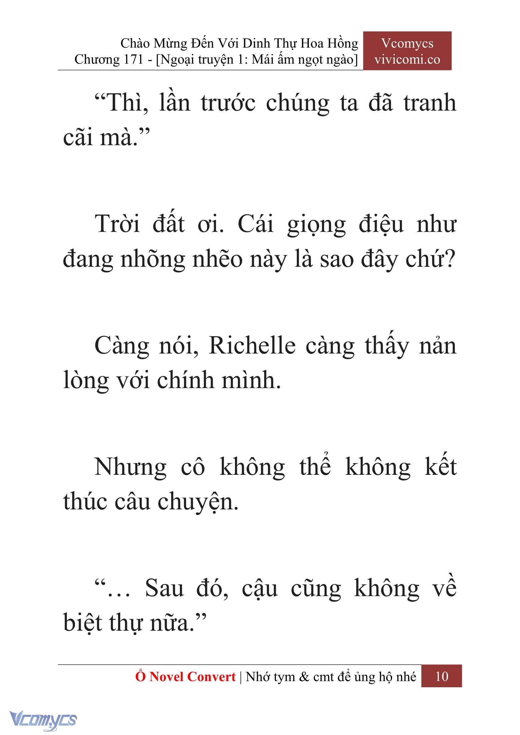 [Novel] Chào Mừng Đến Với Dinh Thự Hoa Hồng Chap 171 - Trang 2
