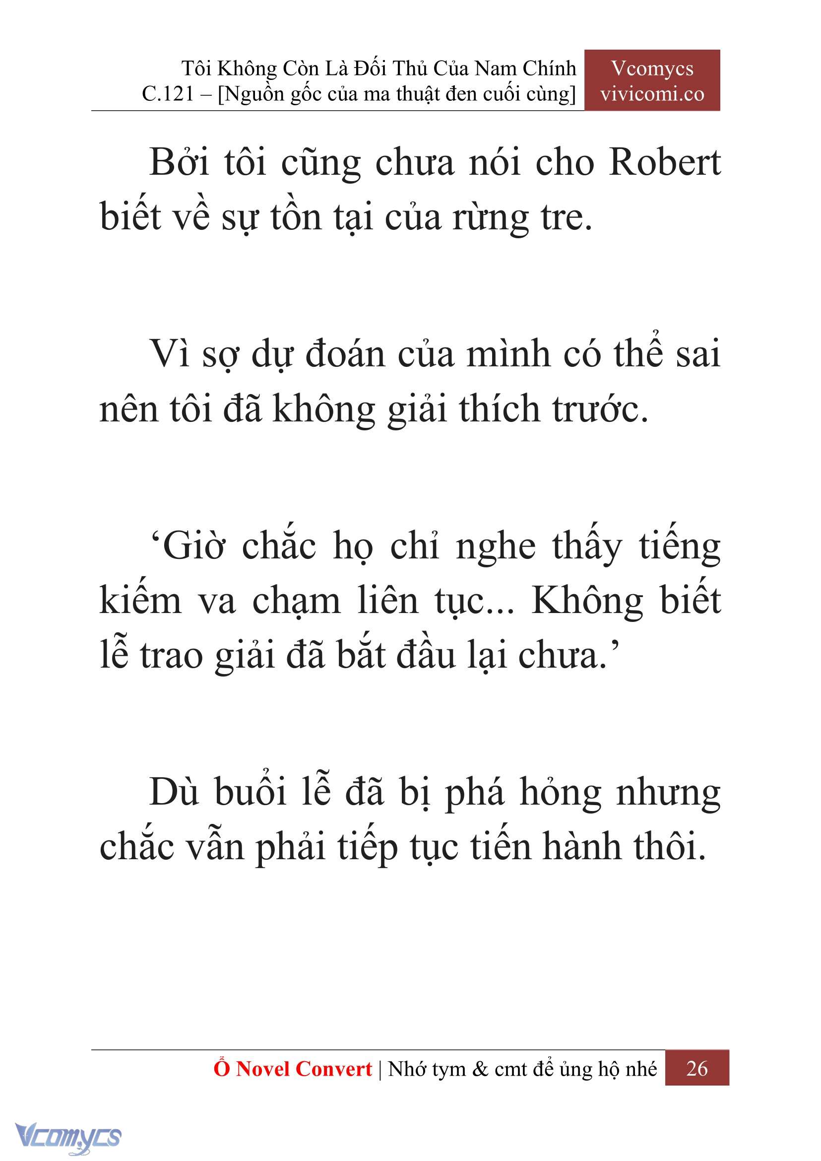 [Novel] Tôi Không Còn Là Đối Thủ Của Nam Chính Chap 121 - Trang 2