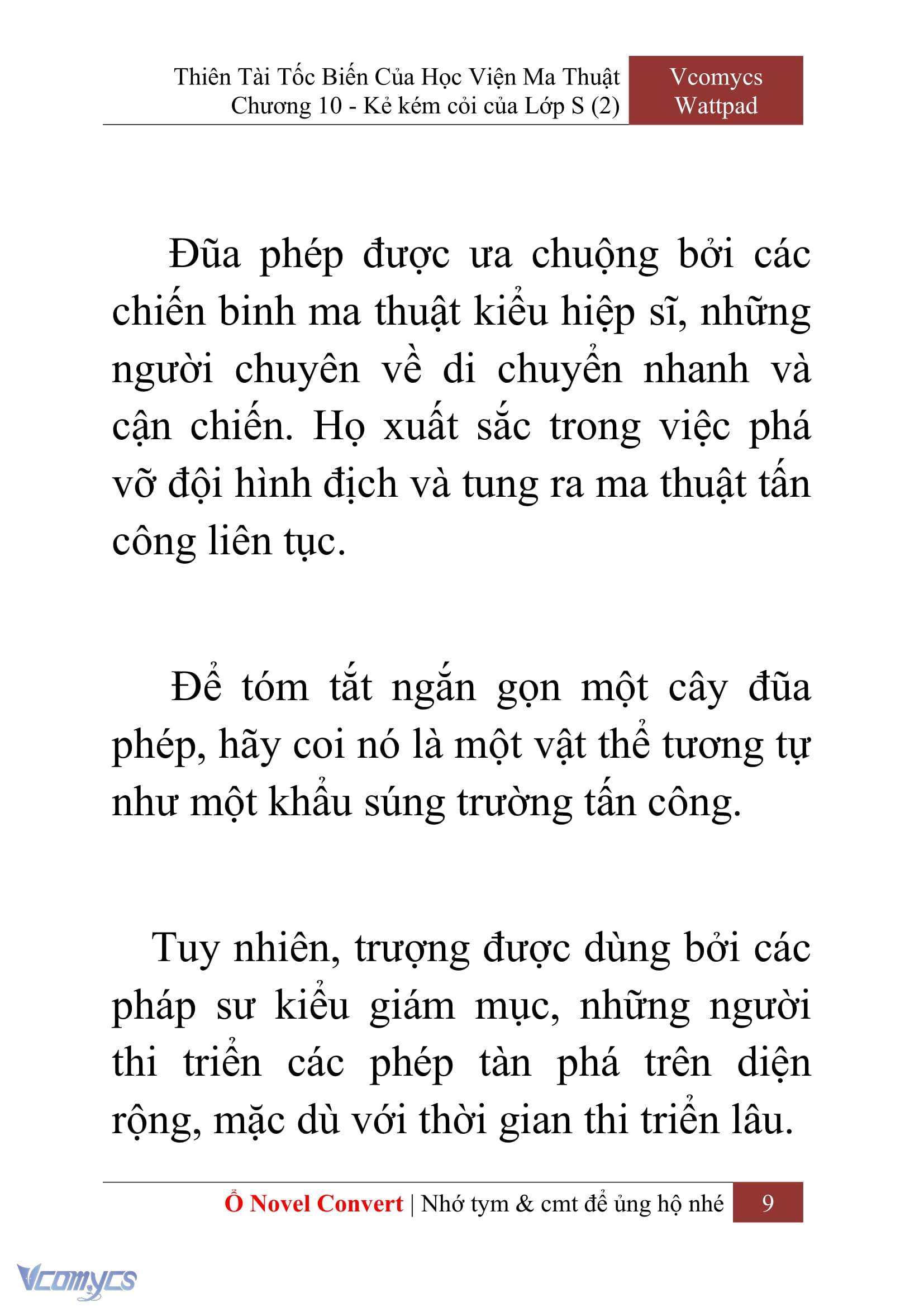 [Novel] Thiên Tài Tốc Biến Của Học Viện Ma Thuật Chap 10 - Trang 2