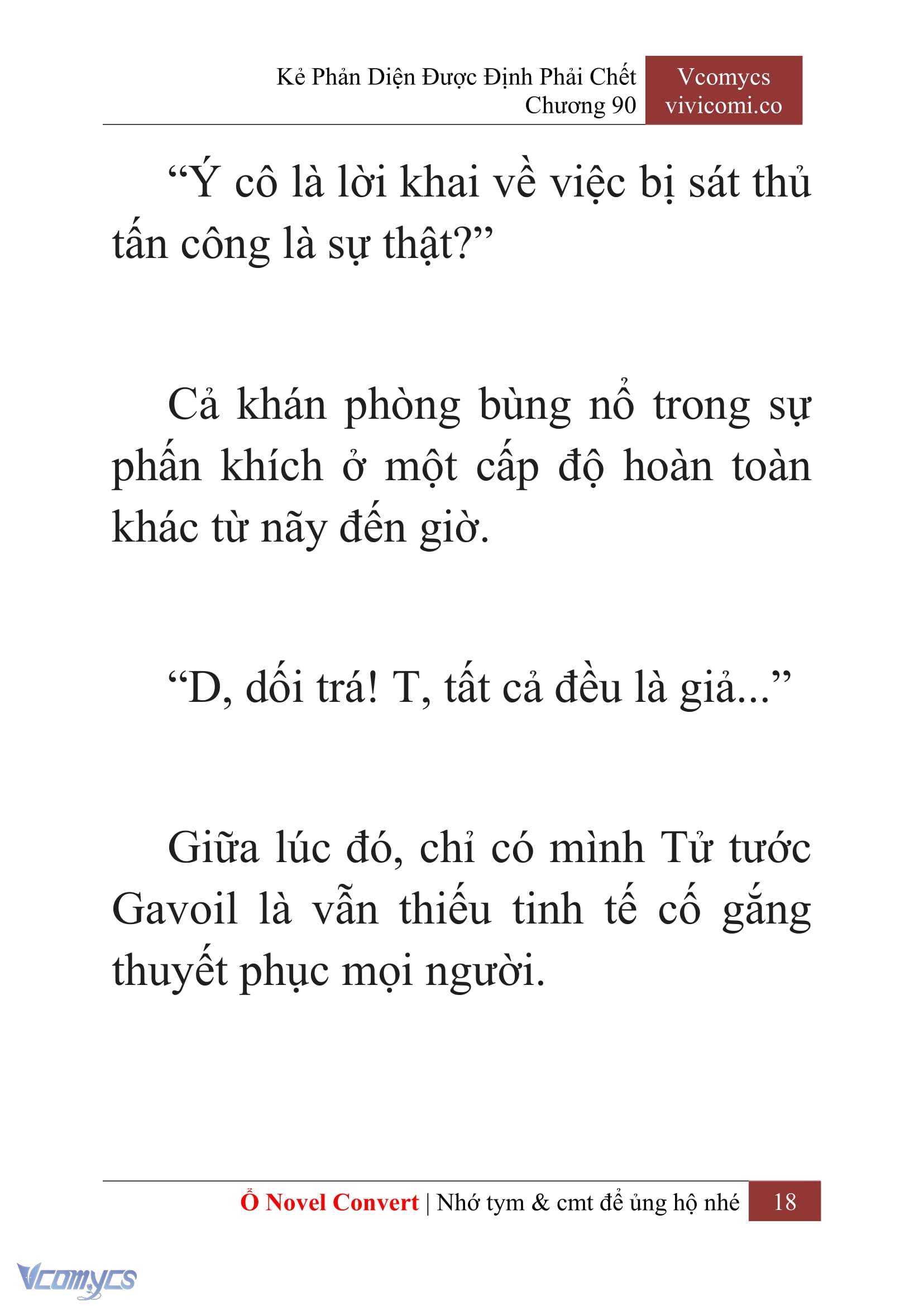 [Novel] Kẻ Phản Diện Được Định Phải Chết Chap 90 - Trang 2