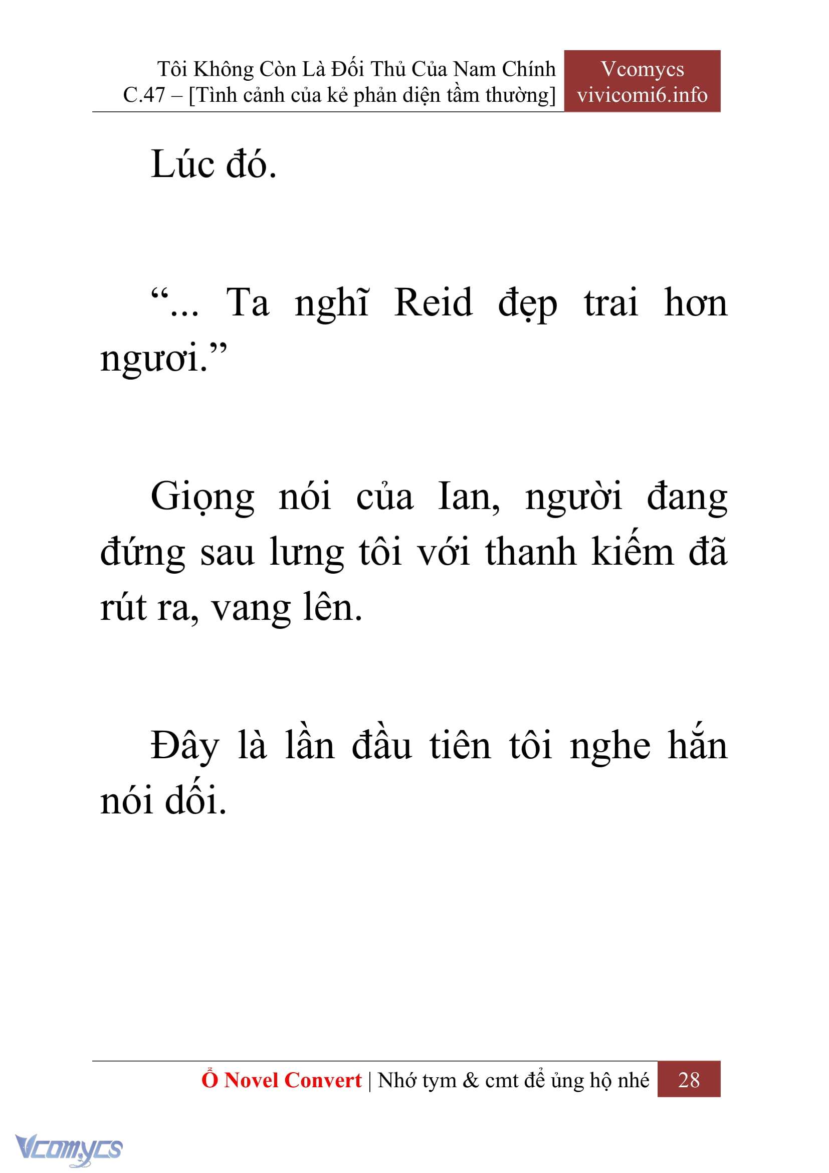 [Novel] Tôi Không Còn Là Đối Thủ Của Nam Chính Chap 47 - Trang 2
