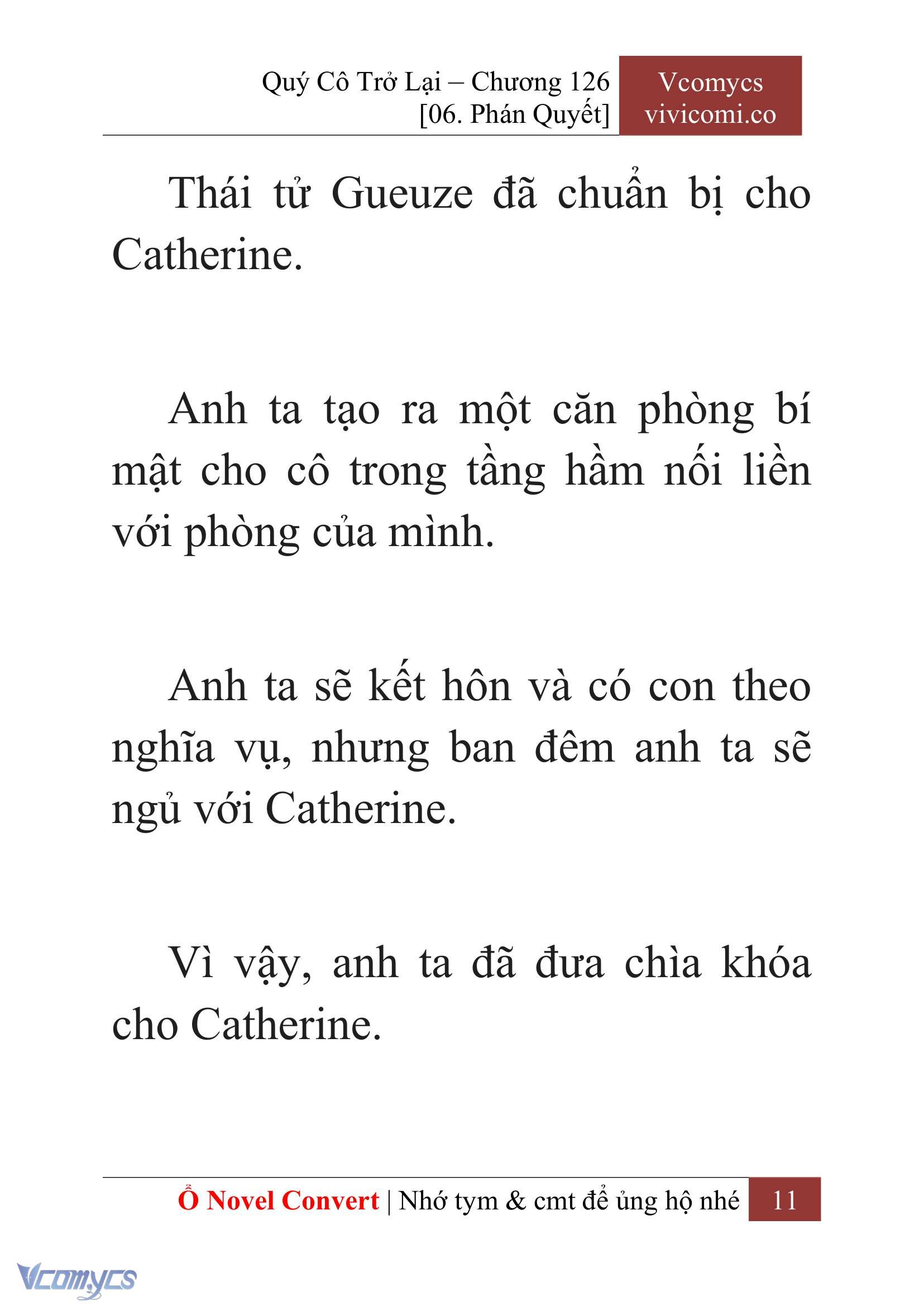 [Novel] Quý Cô Trở Lại Chap 126 - Next Chap 127