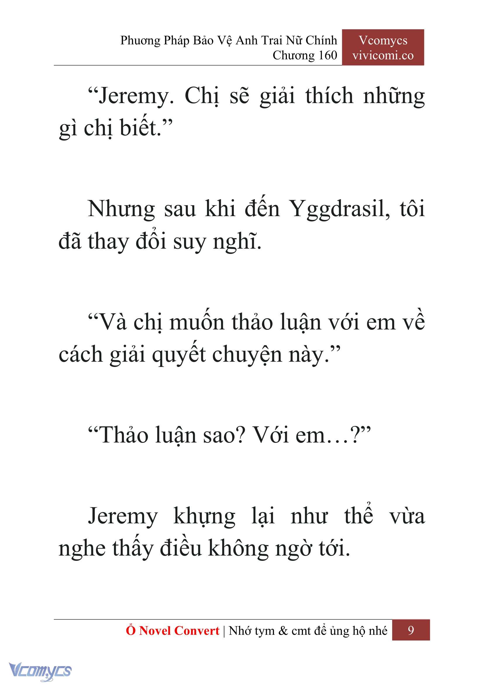 [Novel] Phương Pháp Bảo Vệ Anh Trai Nữ Chính Chap 160 - Trang 2