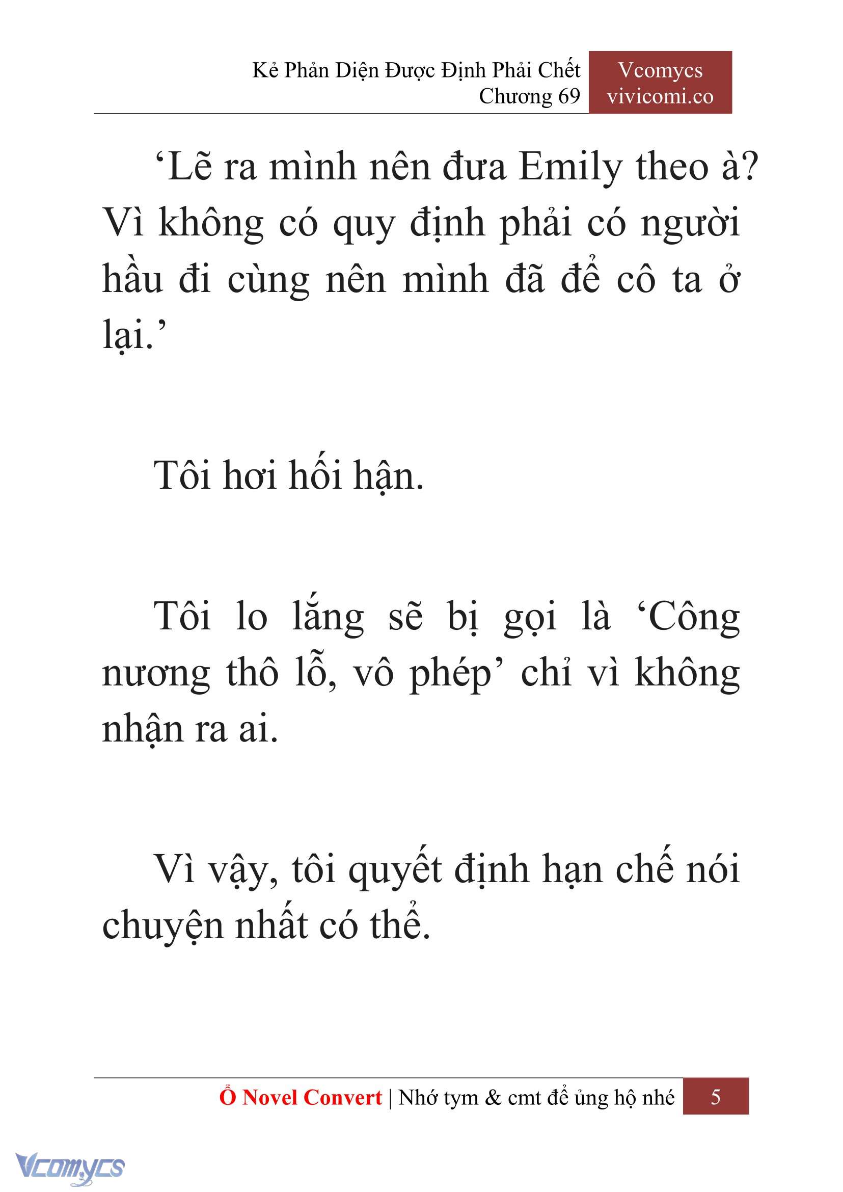 [Novel] Kẻ Phản Diện Được Định Phải Chết Chap 69 - Next Chap 70