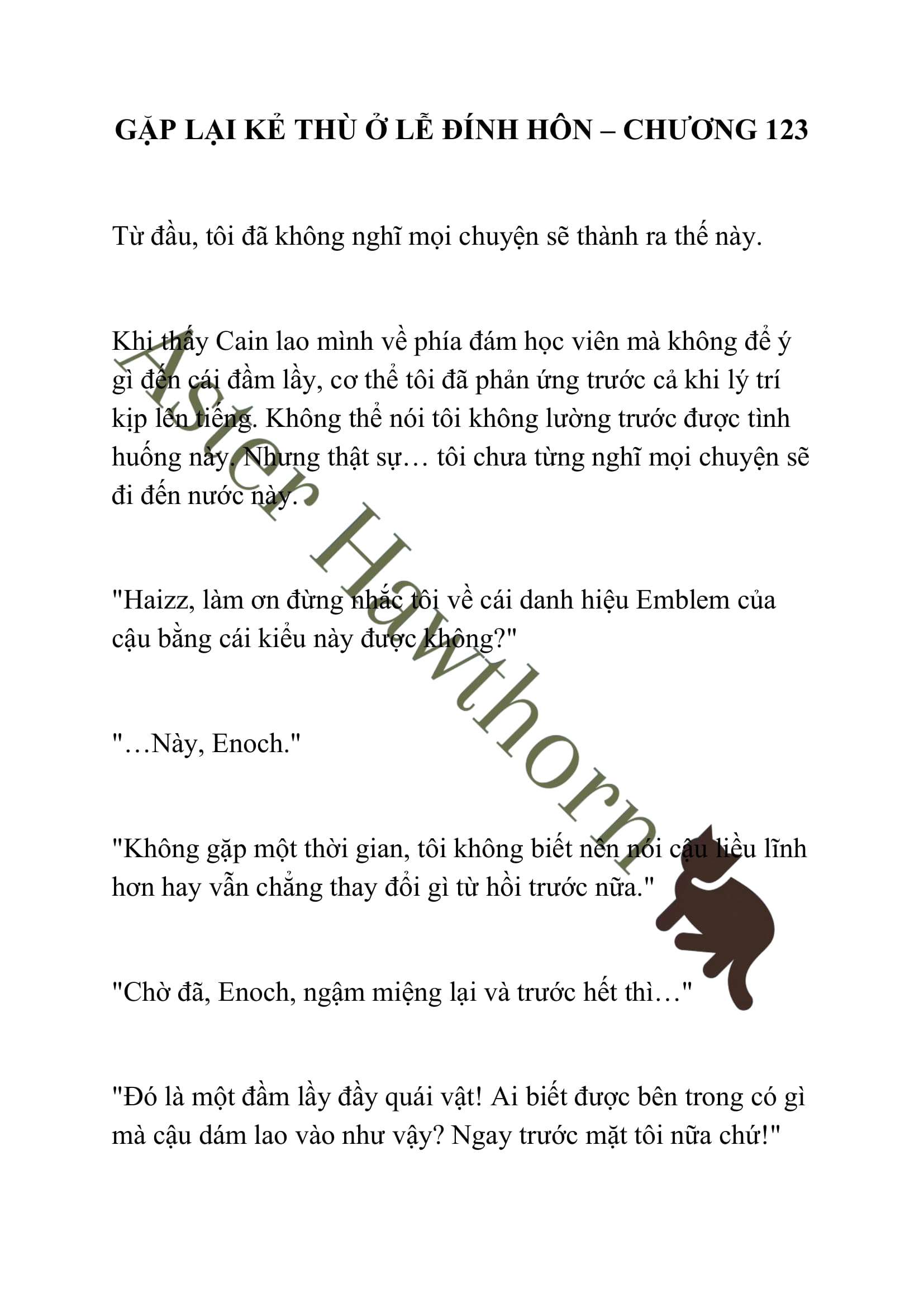 [NOVEL] Gặp Lại Kẻ Thù Ở Lễ Đính Hôn Chap 123 - Trang 2