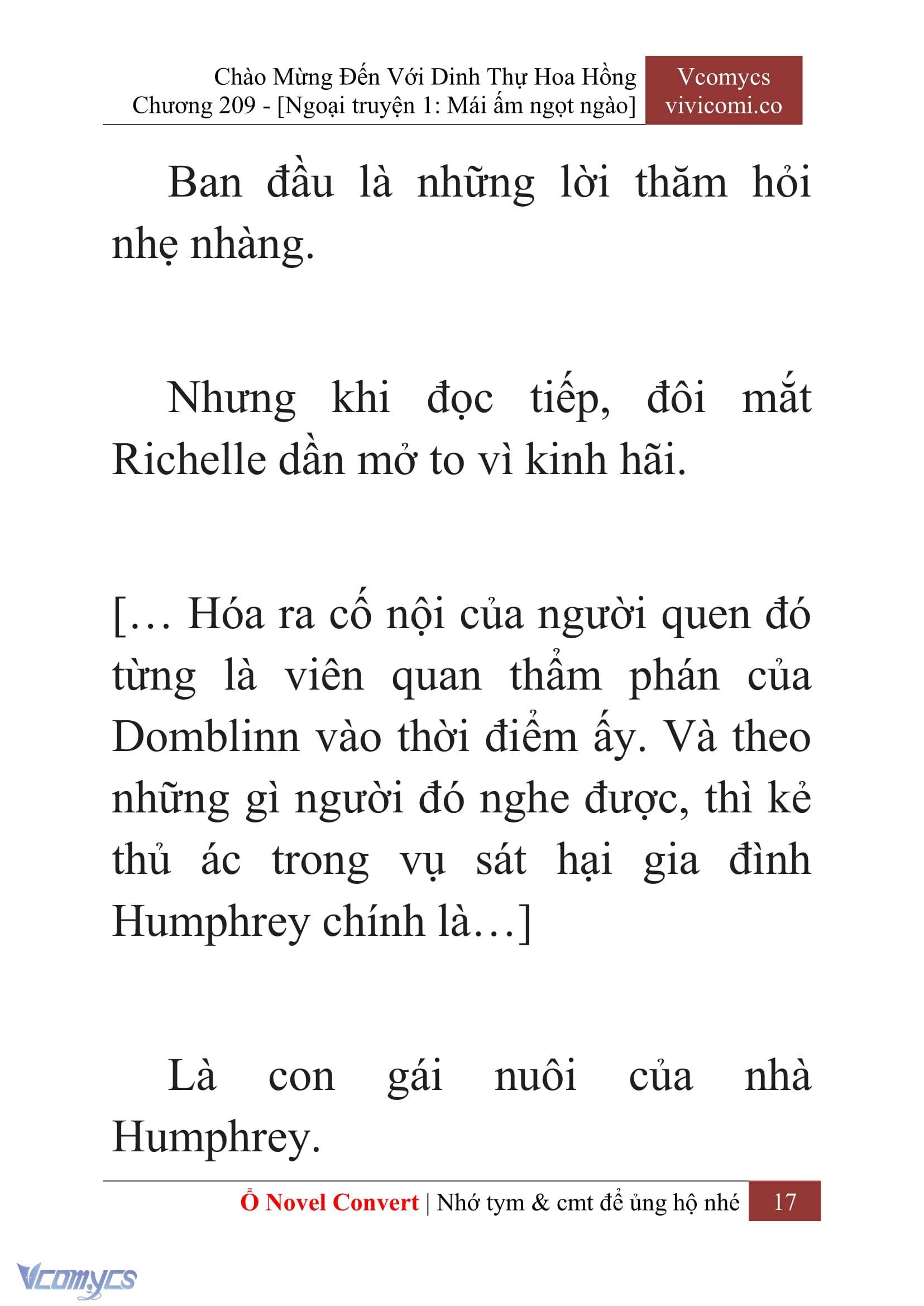 [Novel] Chào Mừng Đến Với Dinh Thự Hoa Hồng Chap 209 - Trang 2