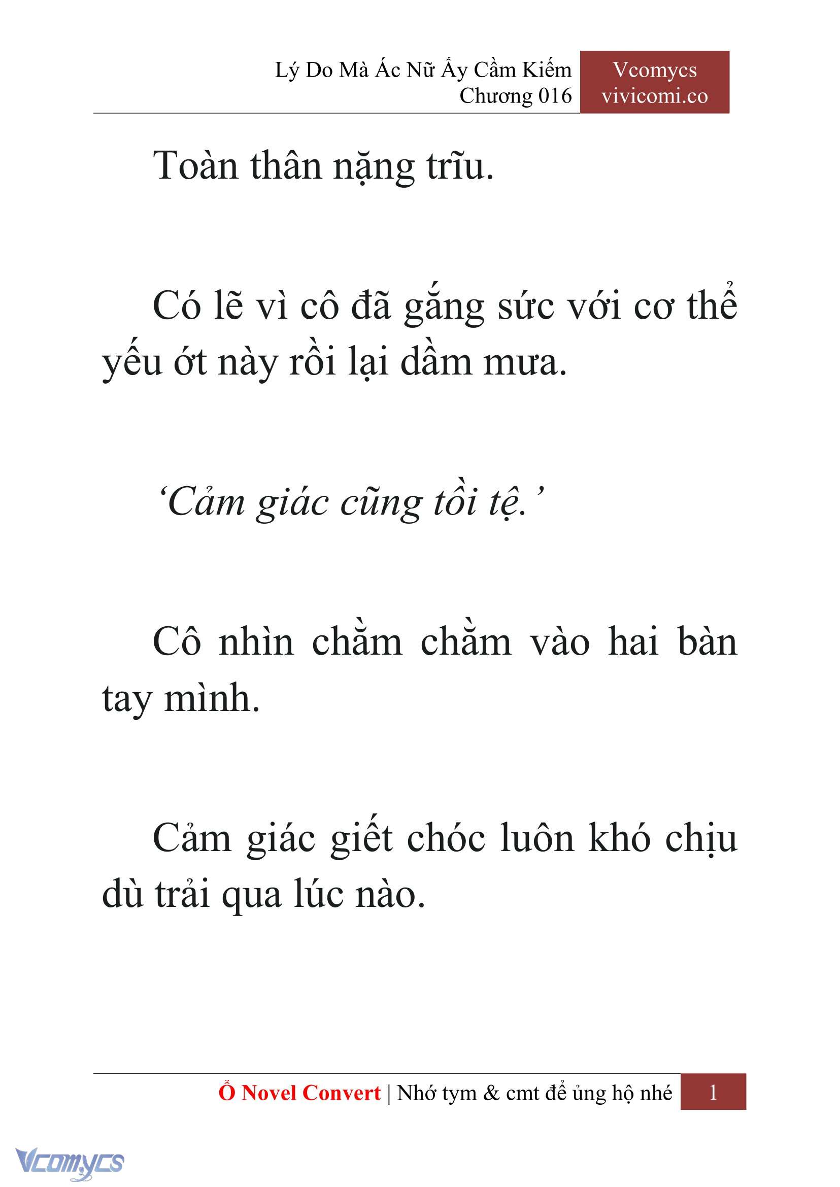 [Novel] Lý Do Mà Ác Nữ Ấy Cầm Kiếm Chap 16 - Trang 2