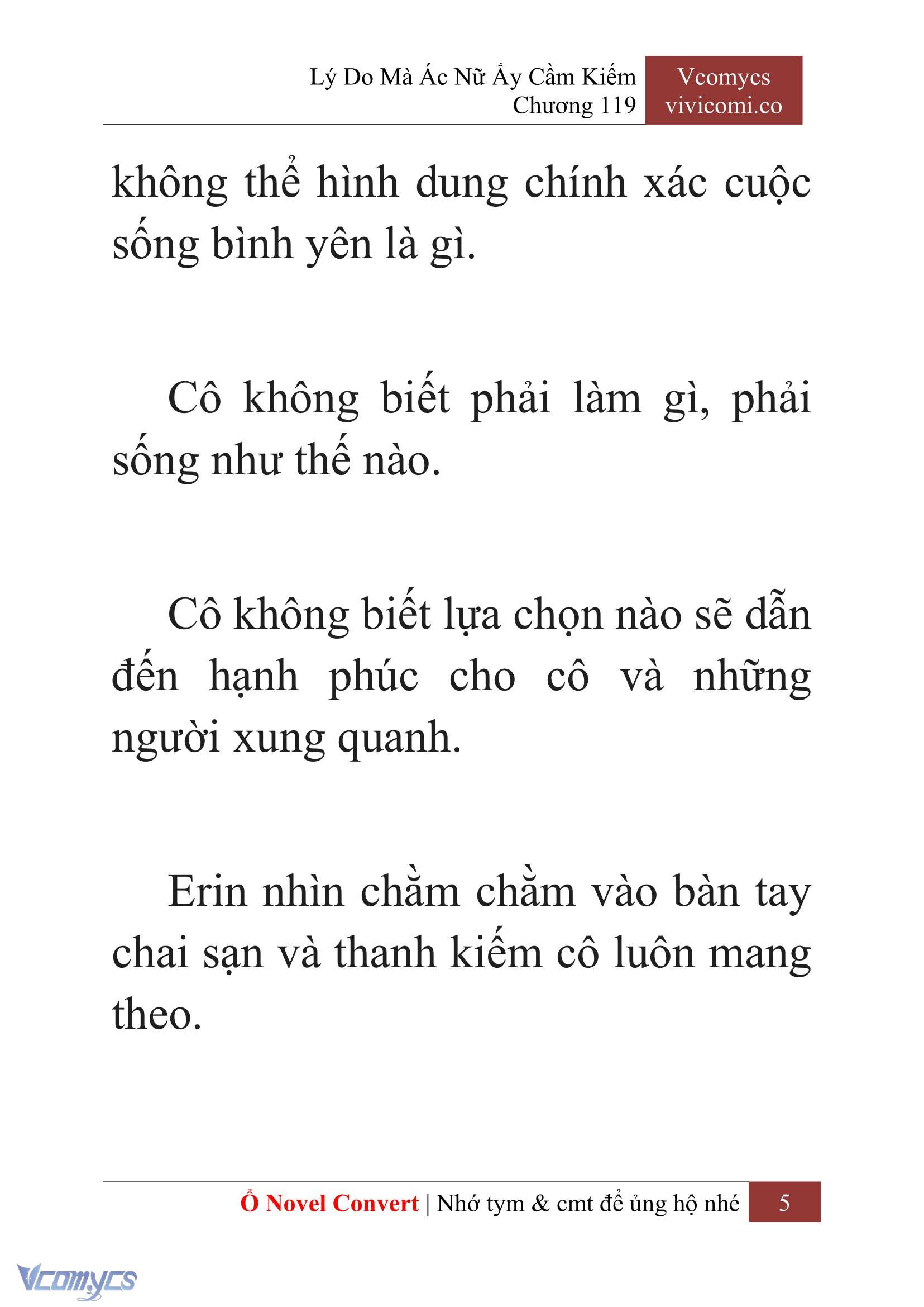 [Novel] Lý Do Mà Ác Nữ Ấy Cầm Kiếm Chap 119 - Trang 2