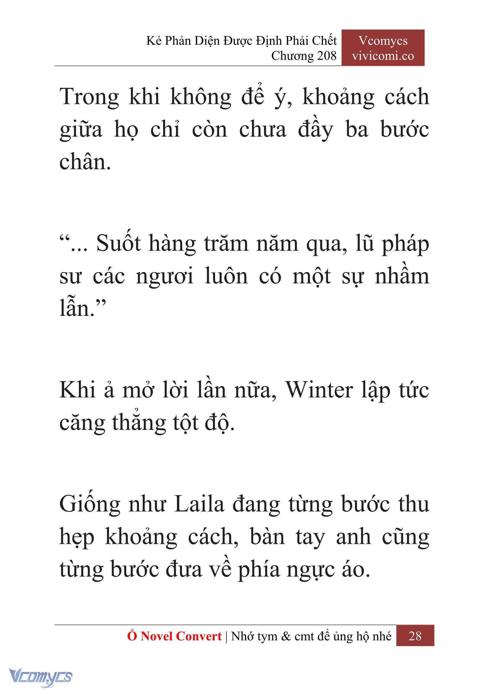 [Novel] Kẻ Phản Diện Được Định Phải Chết Chap 208 - Trang 2