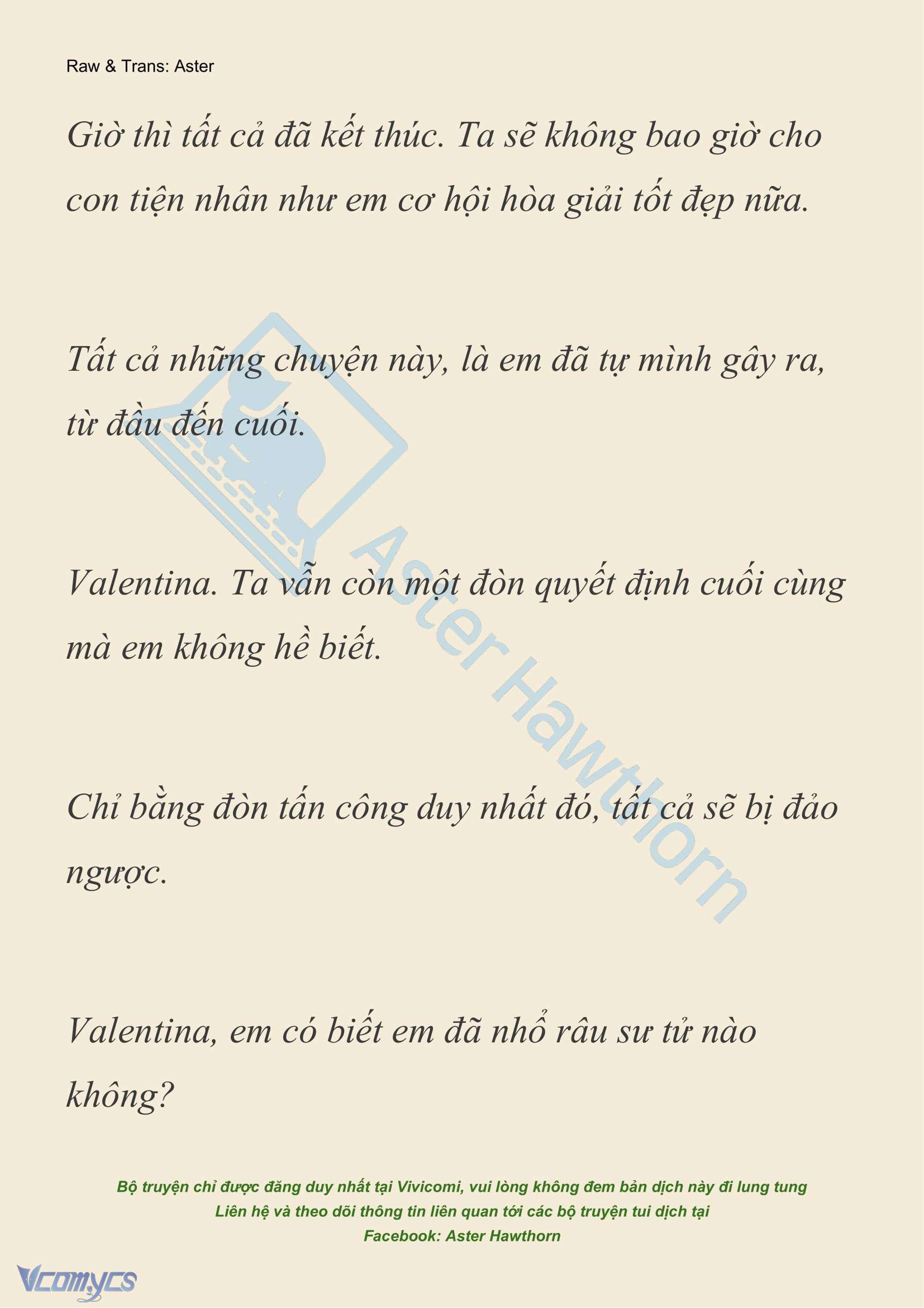 [NOVEL] Thiên Đường Của Valentina Chap 208 - Trang 2