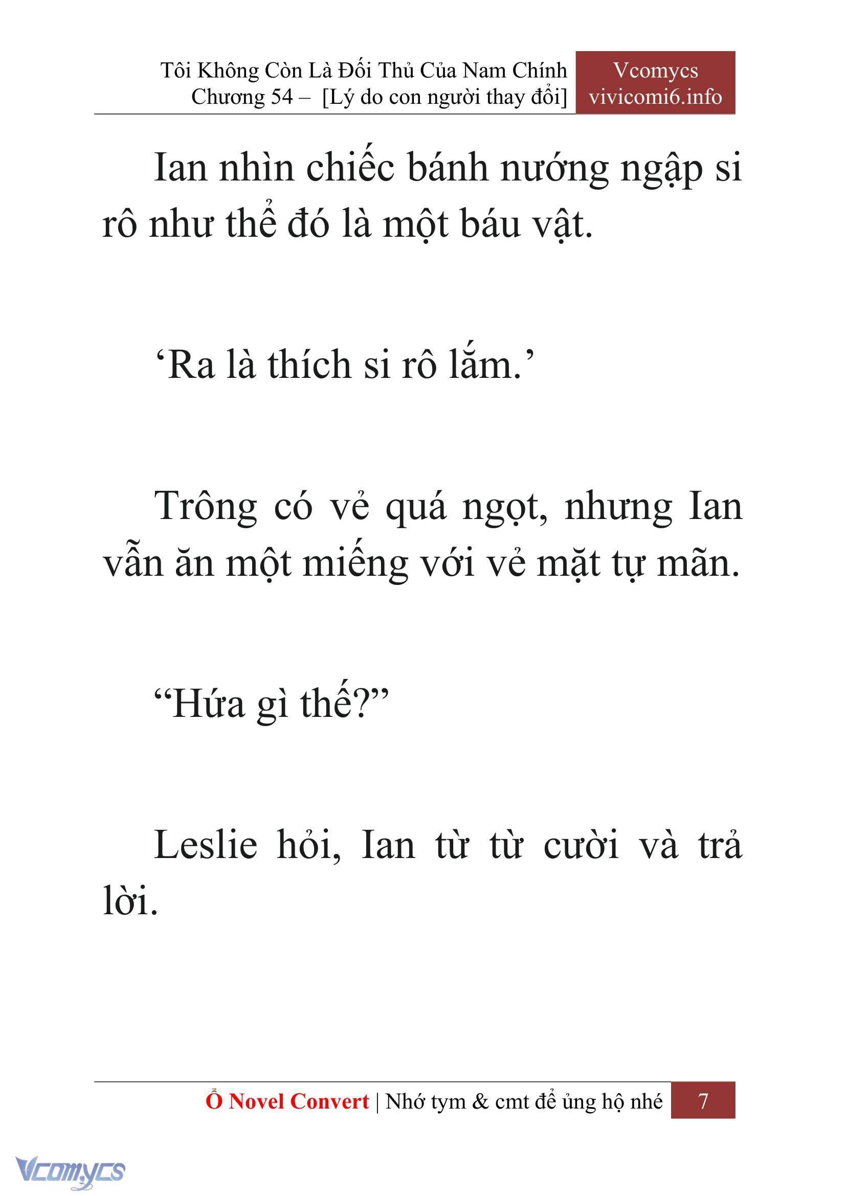 [Novel] Tôi Không Còn Là Đối Thủ Của Nam Chính Chap 54 - Trang 2