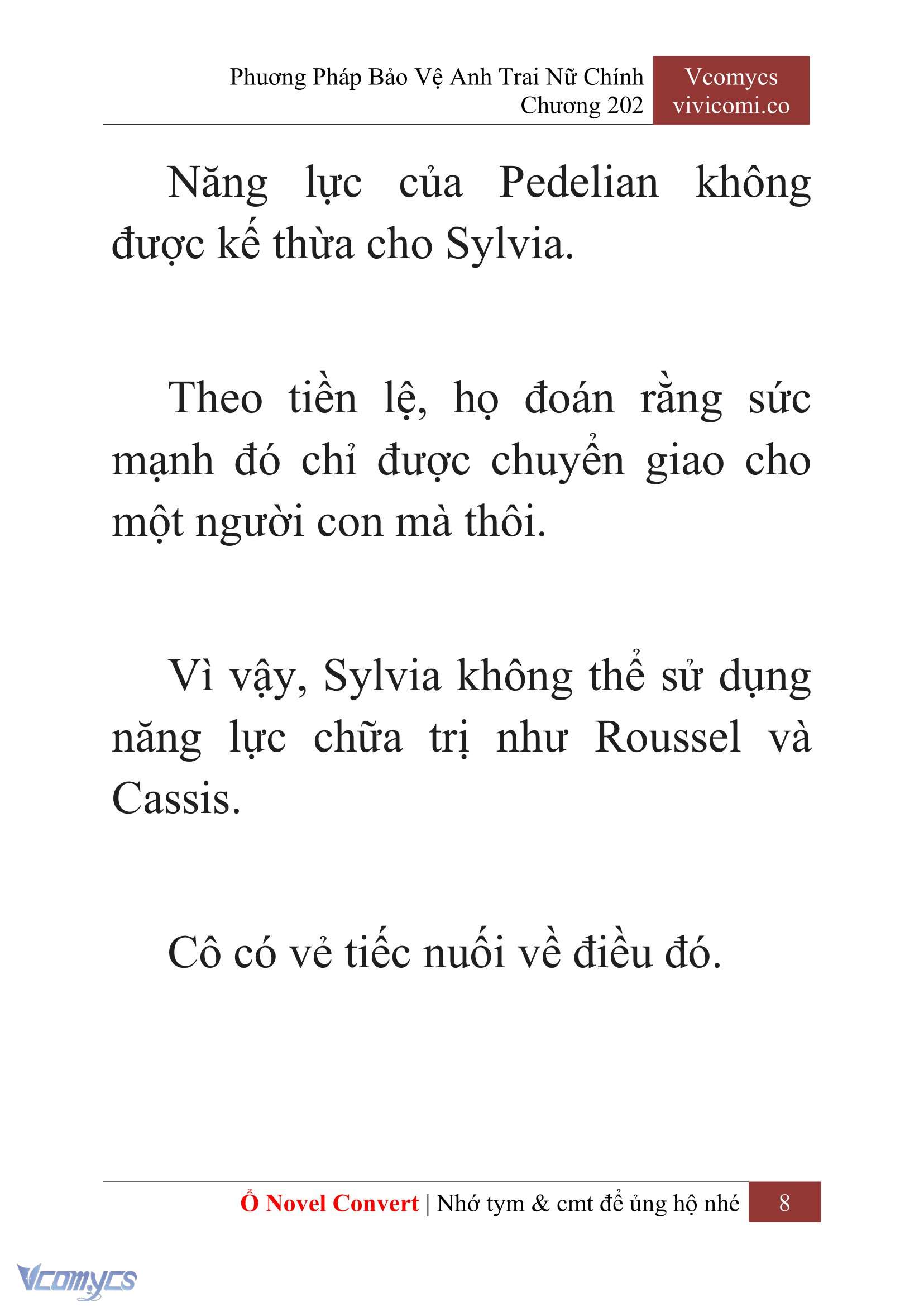 [Novel] Phương Pháp Bảo Vệ Anh Trai Nữ Chính Chap 202 - Trang 2