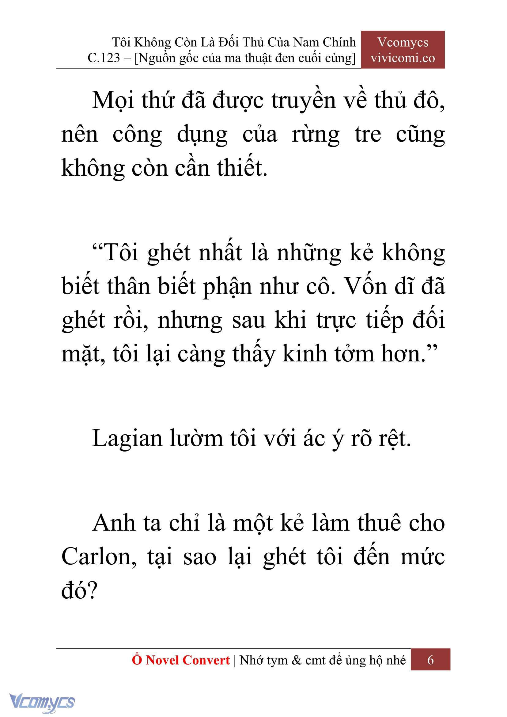 [Novel] Tôi Không Còn Là Đối Thủ Của Nam Chính Chap 123 - Trang 2