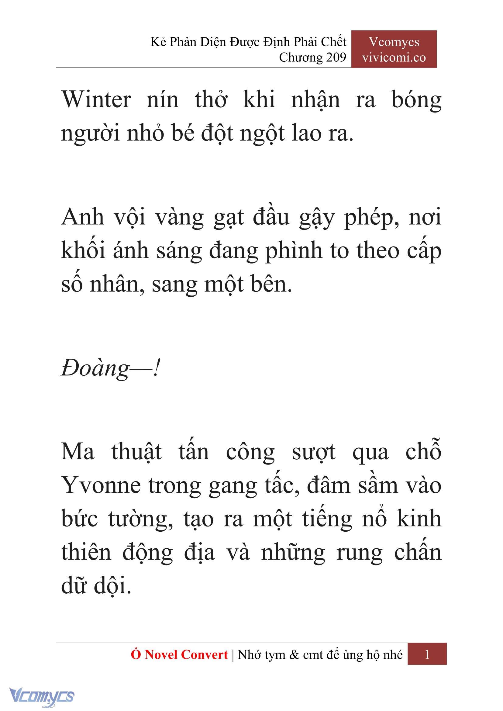 [Novel] Kẻ Phản Diện Được Định Phải Chết Chap 209 - Trang 2