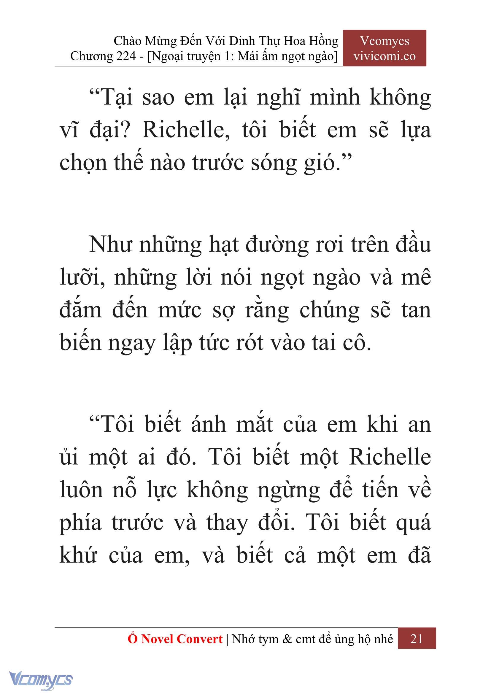 [Novel] Chào Mừng Đến Với Dinh Thự Hoa Hồng Chap 224 - Trang 2