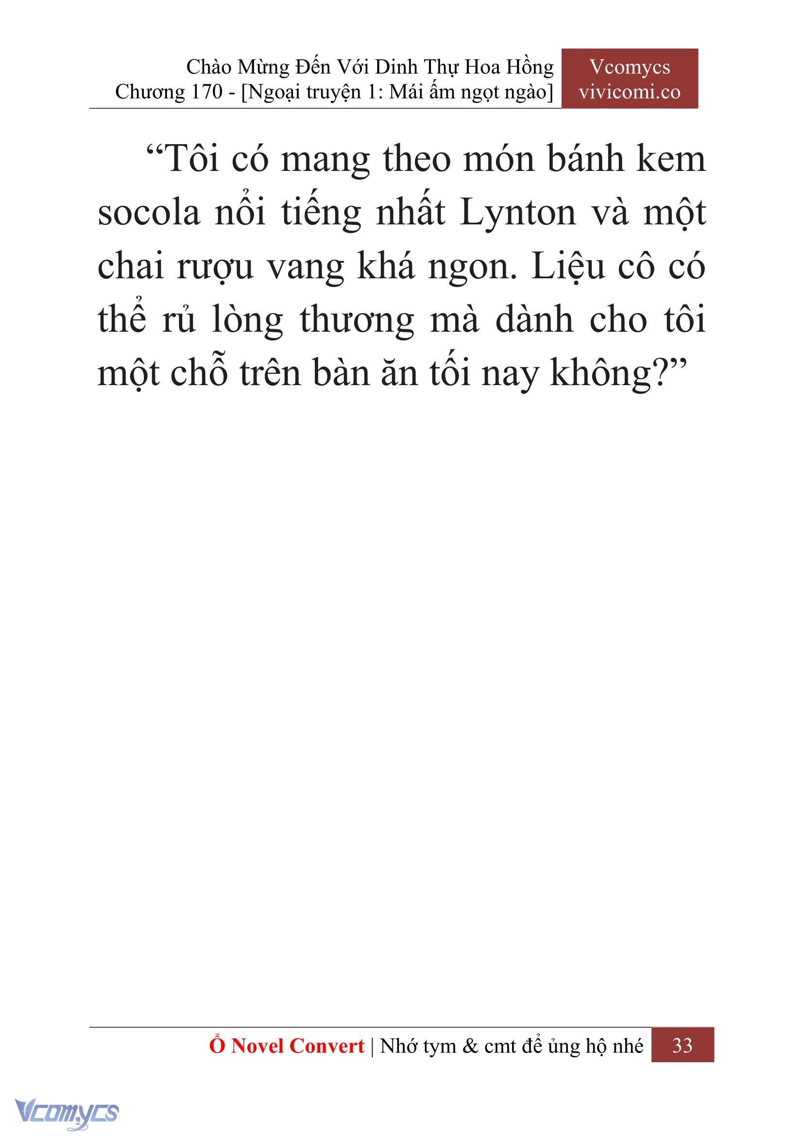 [Novel] Chào Mừng Đến Với Dinh Thự Hoa Hồng Chap 170 - Trang 2