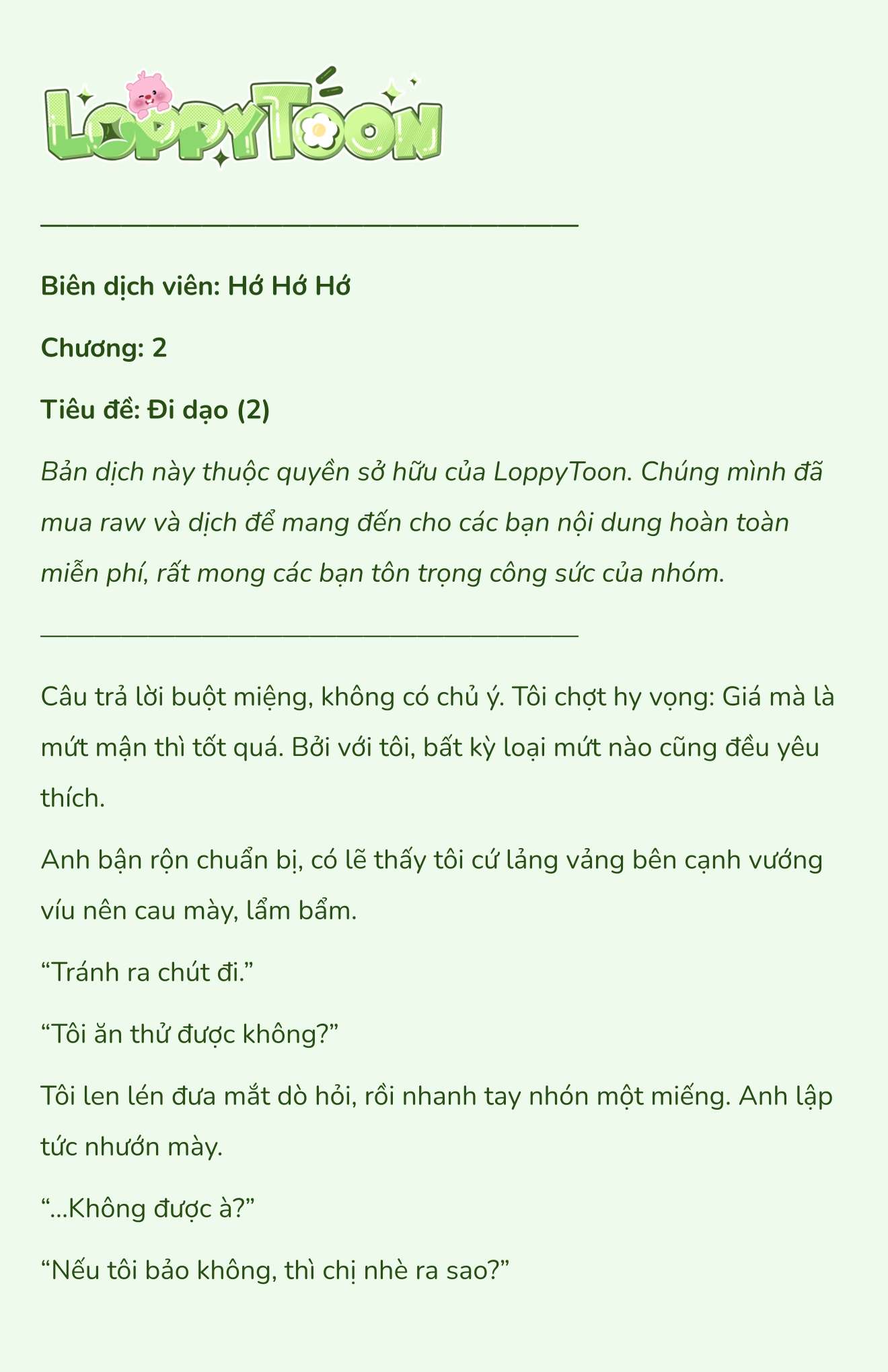 [Novel] Khúc Hát Giữa Mùa Hè Chap 2 - Next Chap 3