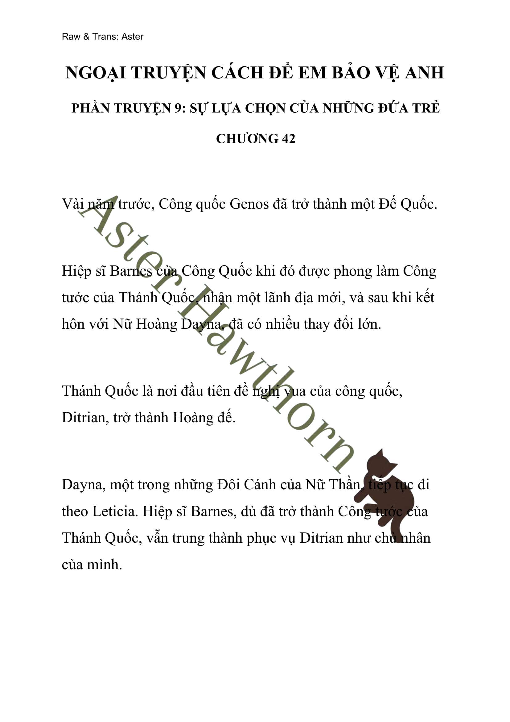 [NOVEL] Ngoại Truyện Cách Để Em Bảo Vệ Anh Chap 42 - Trang 2